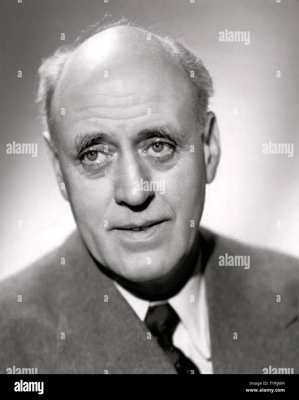 ALASTAIR SIM (1900-1976) acteur de cinéma et stade Écossais vers 1955 Banque D'Images