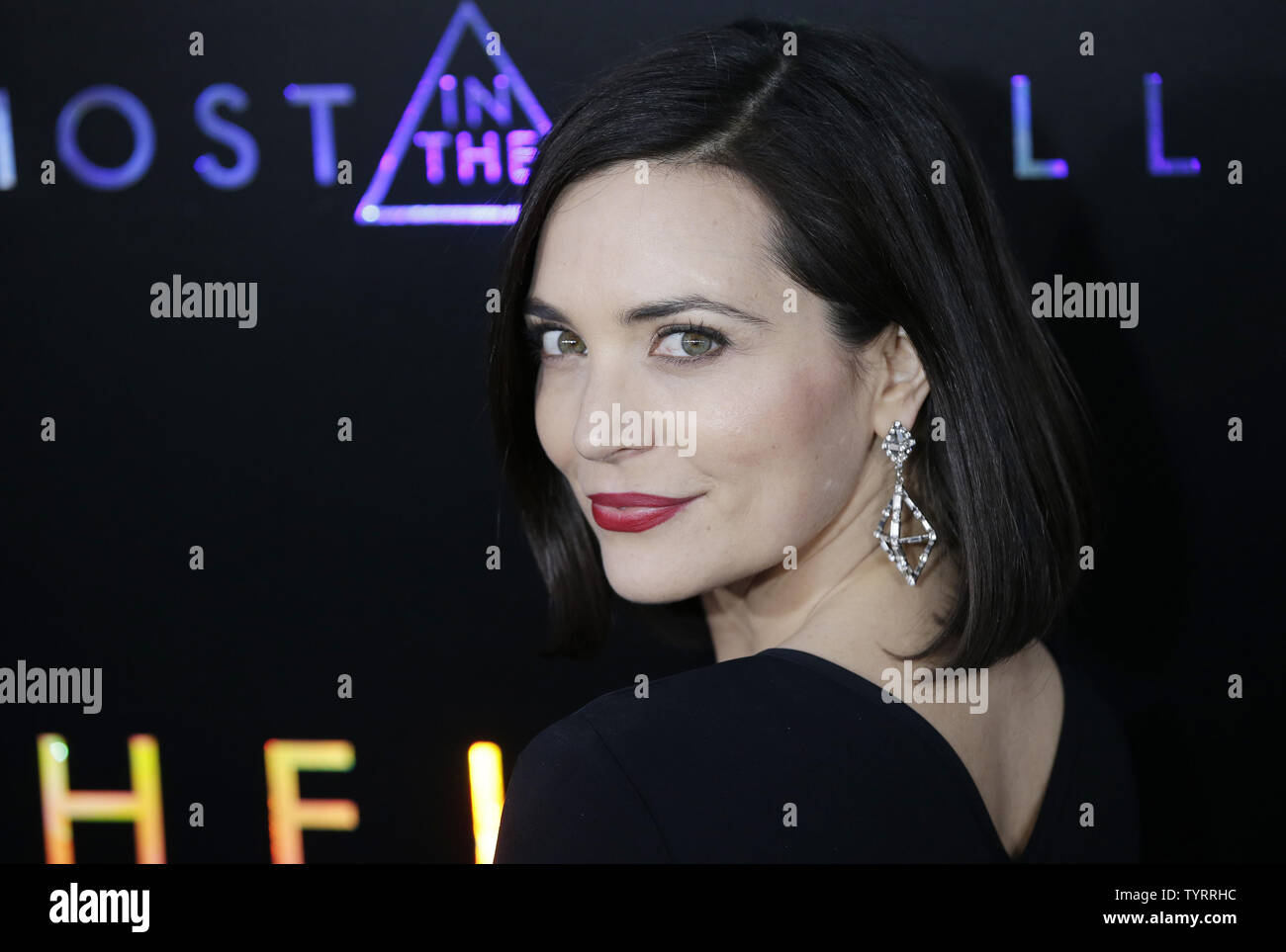 Jules Willcox arrive sur le tapis rouge à la 'Ghost in the Shell' New York premiere à AMC Lincoln Square Theatre le 29 mars 2017 dans la ville de New York. Photo de John Angelillo/UPI Banque D'Images