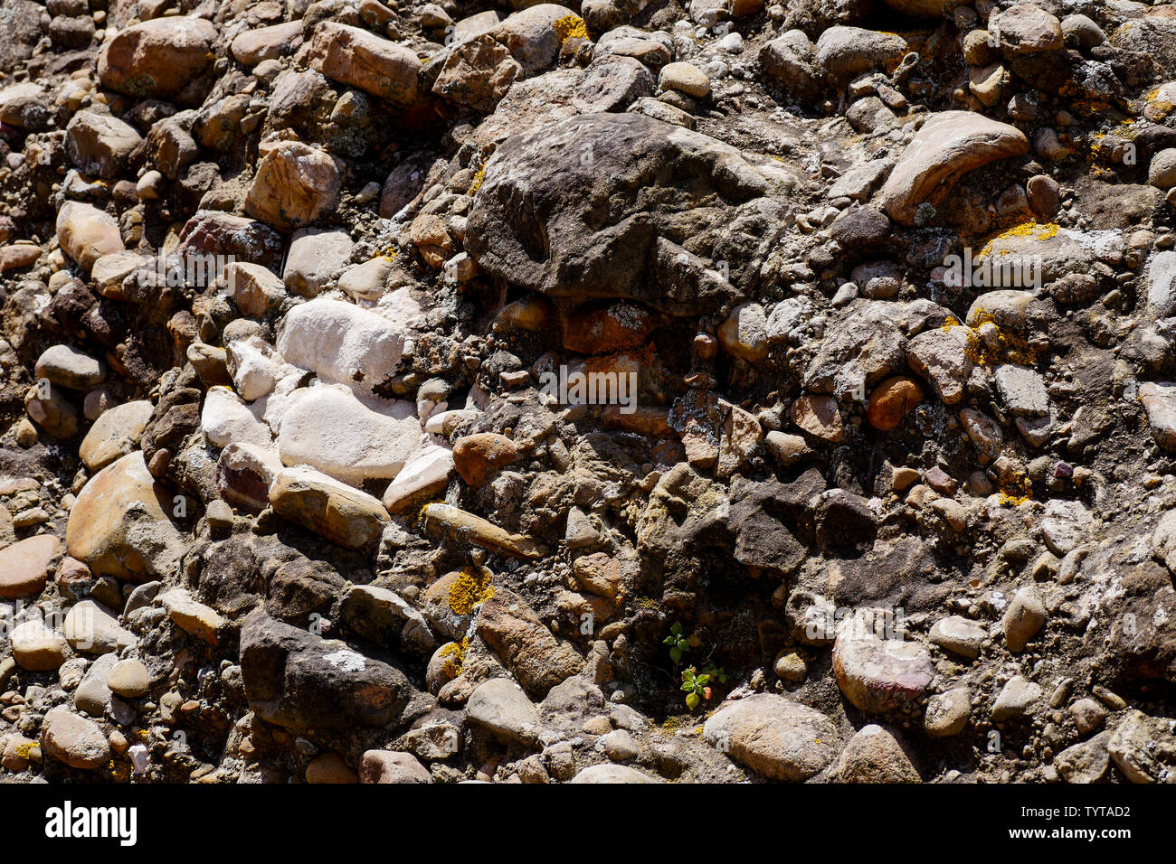 Poudingue Roche Poudingue géologie Banque de photographies et d’images à haute ...