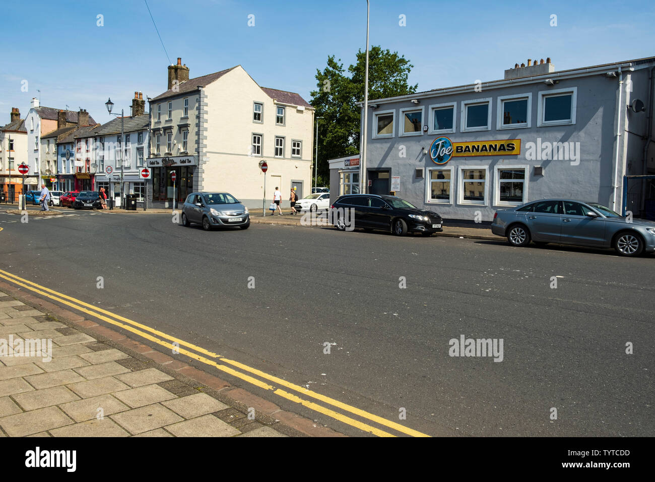 JOE BANANAS PUB SUR DUKE STREET WHITEHAVEN CUMBRIA ANGLETERRE Banque D'Images