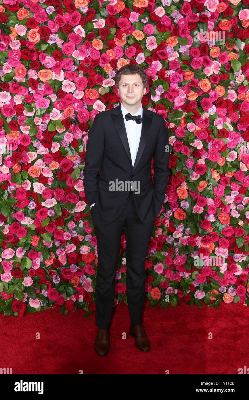 Michael Cera arrive sur le tapis rouge à la 72e Assemblée Annuelle des Tony Awards au Radio City Music Hall le 10 juin 2018 à New York. Photo par Serena/Xu-Ning UPI Banque D'Images