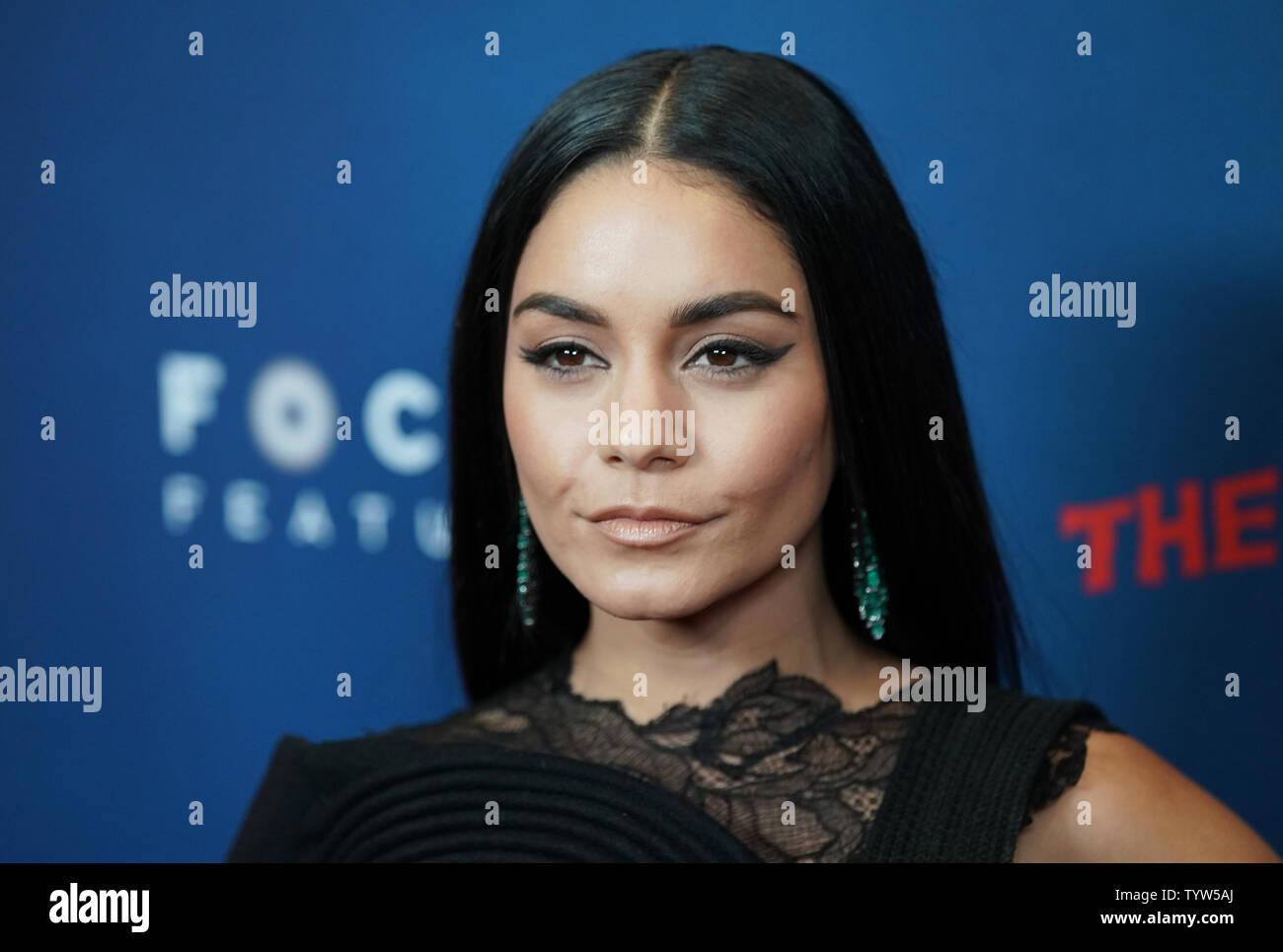 Vanessa Hudgens arrive sur le tapis rouge à 'Les morts ne meurent pas' New York en première mondiale au Musée d'Art Moderne le 10 juin 2019 à New York. Photo de John Angelillo/UPI Banque D'Images