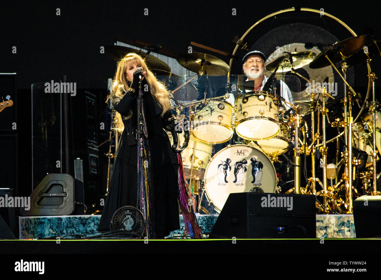 Landgraaf, Pays-Bas 10 juin 2019 Fleetwood Mac exécute live au Festival Pinkpop 2019 © Roberto Finizio/ Alamy Banque D'Images