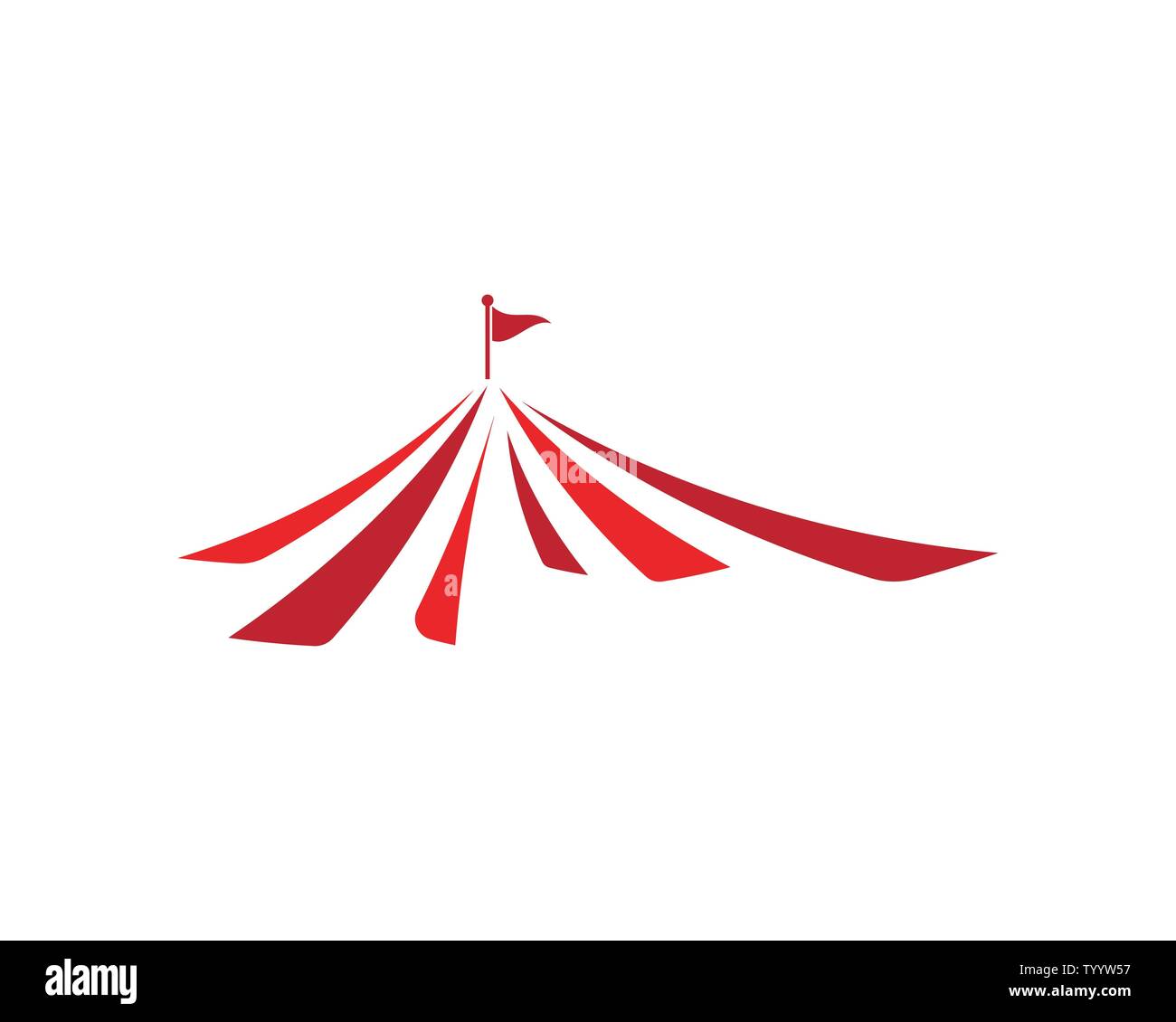 Logo design illustration vectorielle cirque modèle emblèmes Illustration de Vecteur