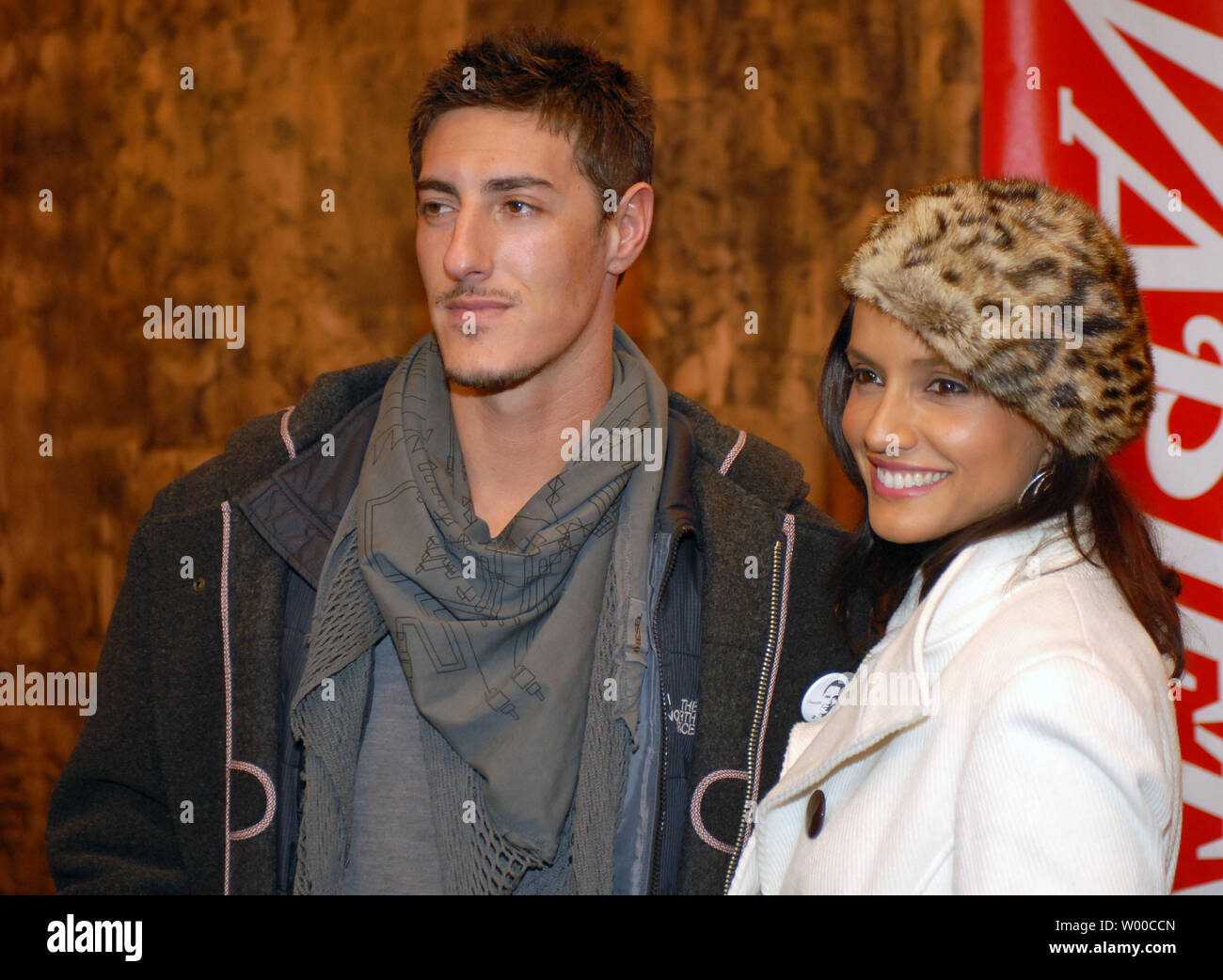 L'acteur Eric Balfour et l'actrice Leonor Varela assister à la variété '10 administrateurs à surveiller" partie au cours du film de Sundance à Park City, Utah le 21 janvier 2008. (Photo d'UPI/Alexis C. Glenn). Banque D'Images