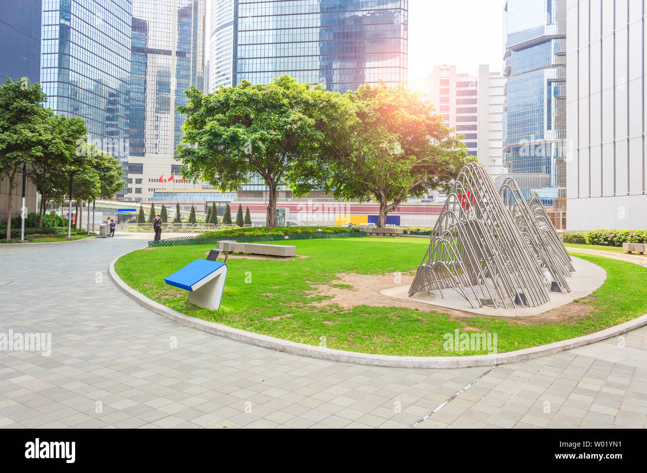 City Garden Plaza Banque D'Images