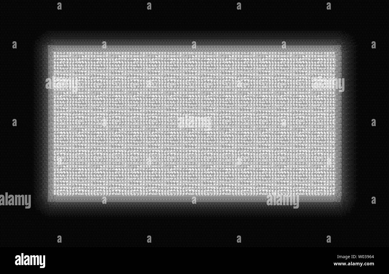 Écran LCD ou LED. Effet dot led module vector, parsemé d'affichage du moniteur de texture Illustration de Vecteur