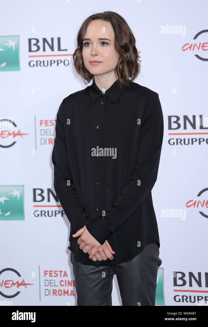 Ellen Page arrive à une photo pour le film 'appel' Freeheld durant la 10e Festival International du Film de Rome à Rome le 18 octobre 2015. UPI/David Silpa Banque D'Images