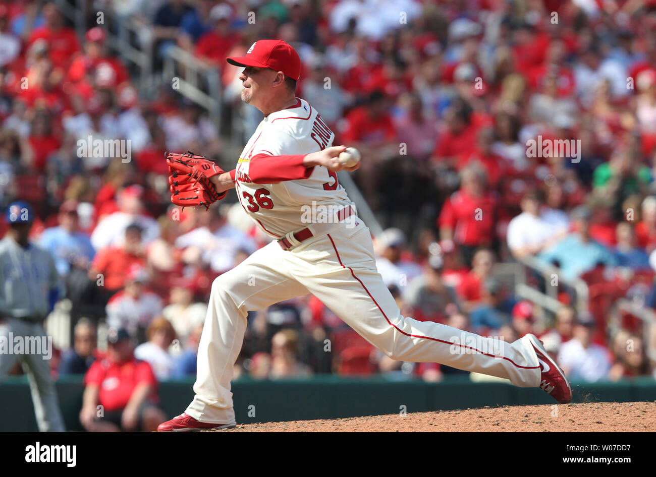 Cardinals de Saint-Louis pitcher Randy Choate offre un emplacement pour ...