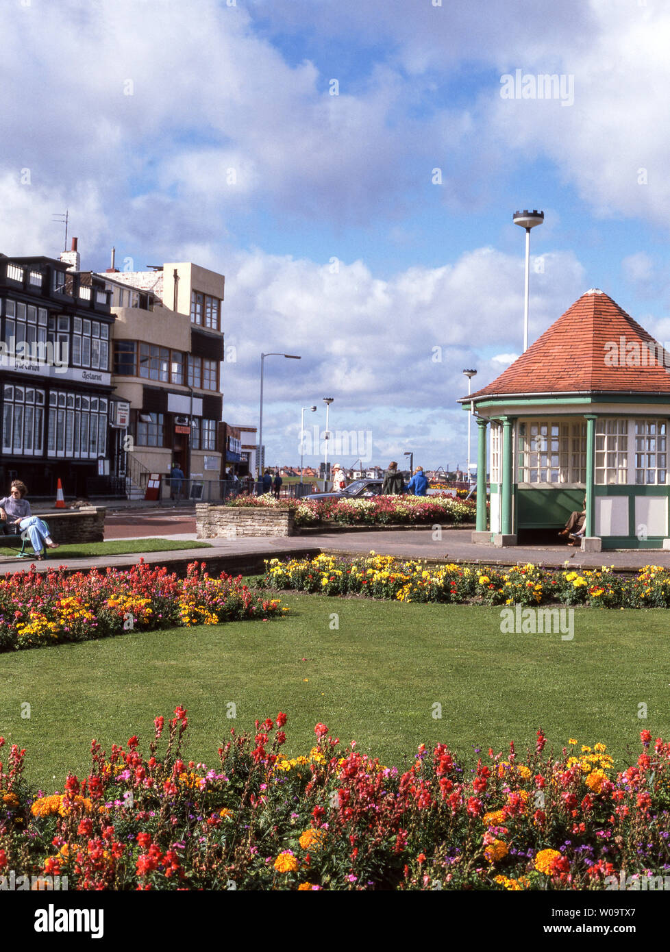 Whitley Bay ville balnéaire dans la région de North Tyneside. Tyne & Wear.L'Angleterre. Banque D'Images