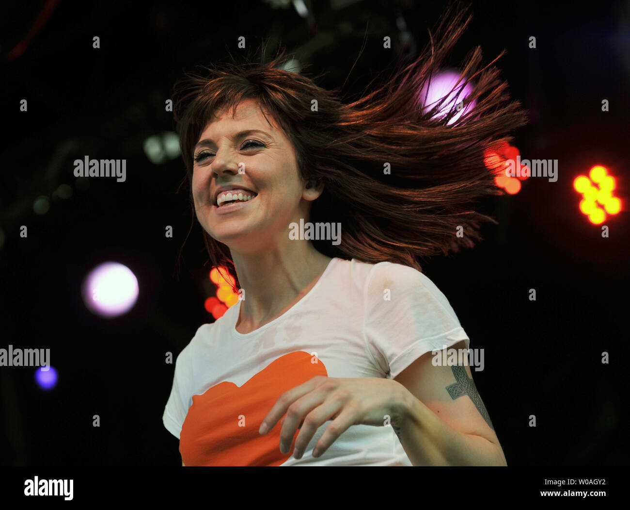 Ex-Spice Girl Melanie C effectue un concert gratuit sur une scène extérieure au cours des célébrations de fin de semaine de la fierté dans le centre-ville de Toronto, Canada le 28 juin 2008. (Photo d'UPI/Christine Chew) Banque D'Images Ex-Spice Girl Melanie C effectue un concert gratuit sur une scène extérieure au cours des célébrations de fin de semaine de la fierté dans le centre-ville de Toronto, Canada le 28 juin 2008. (Photo d'UPI/Christine Chew) Banque D'Images