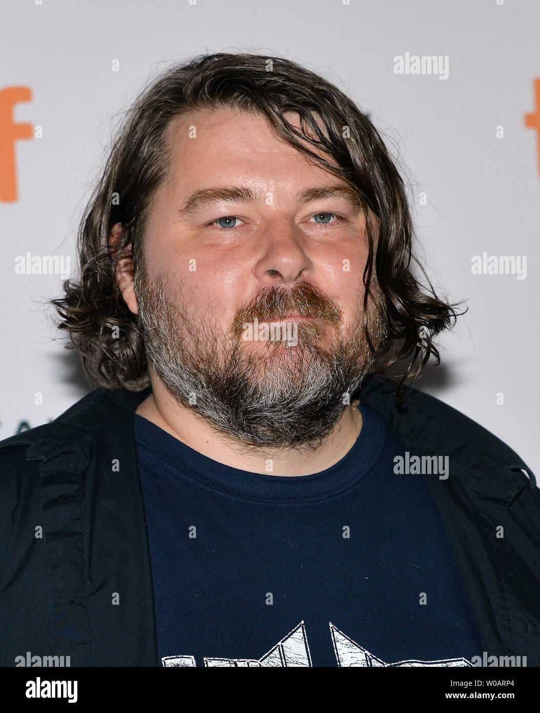 Réalisateur Ben Wheatley arrive à la première mondiale de 'gratuitement' Incendie à Ryerson Theatre à la folie de minuit sur programme soirée d'ouverture du Festival International du Film de Toronto à Toronto, Canada le 8 septembre 2016. Photo par Christine Chew/UPI Banque D'Images