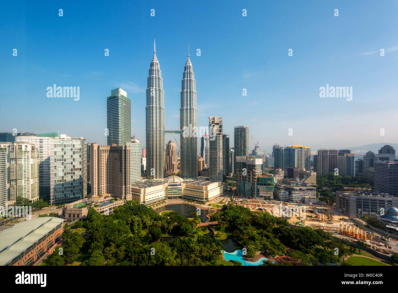 Kuala lumpur skyline le matin, de la Malaisie, Kuala Lumpur est la capitale de la Malaisie Banque D'Images