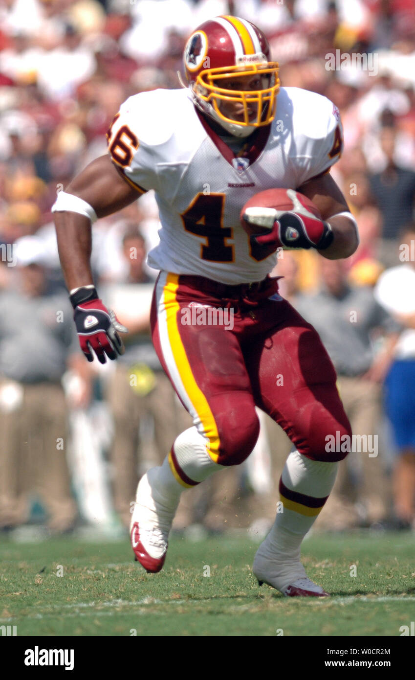 Ladell Betts de l'Redskins de Washington s'exécute pendant une première vers le bas au cours du premier trimestre de jouer contre les ours de Chicago à Fed Ex Field à Landover, MD 11 septembre 2005. (UPI Photo/Kevin Dietsch) Banque D'Images