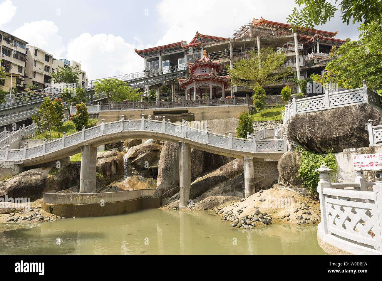 Temple de Kek Lok Si dans l'île de Penang, Malaisie Banque D'Images