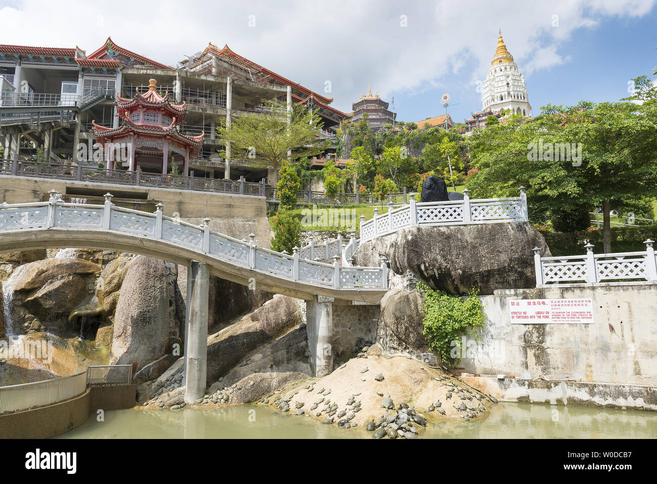 Temple de Kek Lok Si dans l'île de Penang, Malaisie Banque D'Images