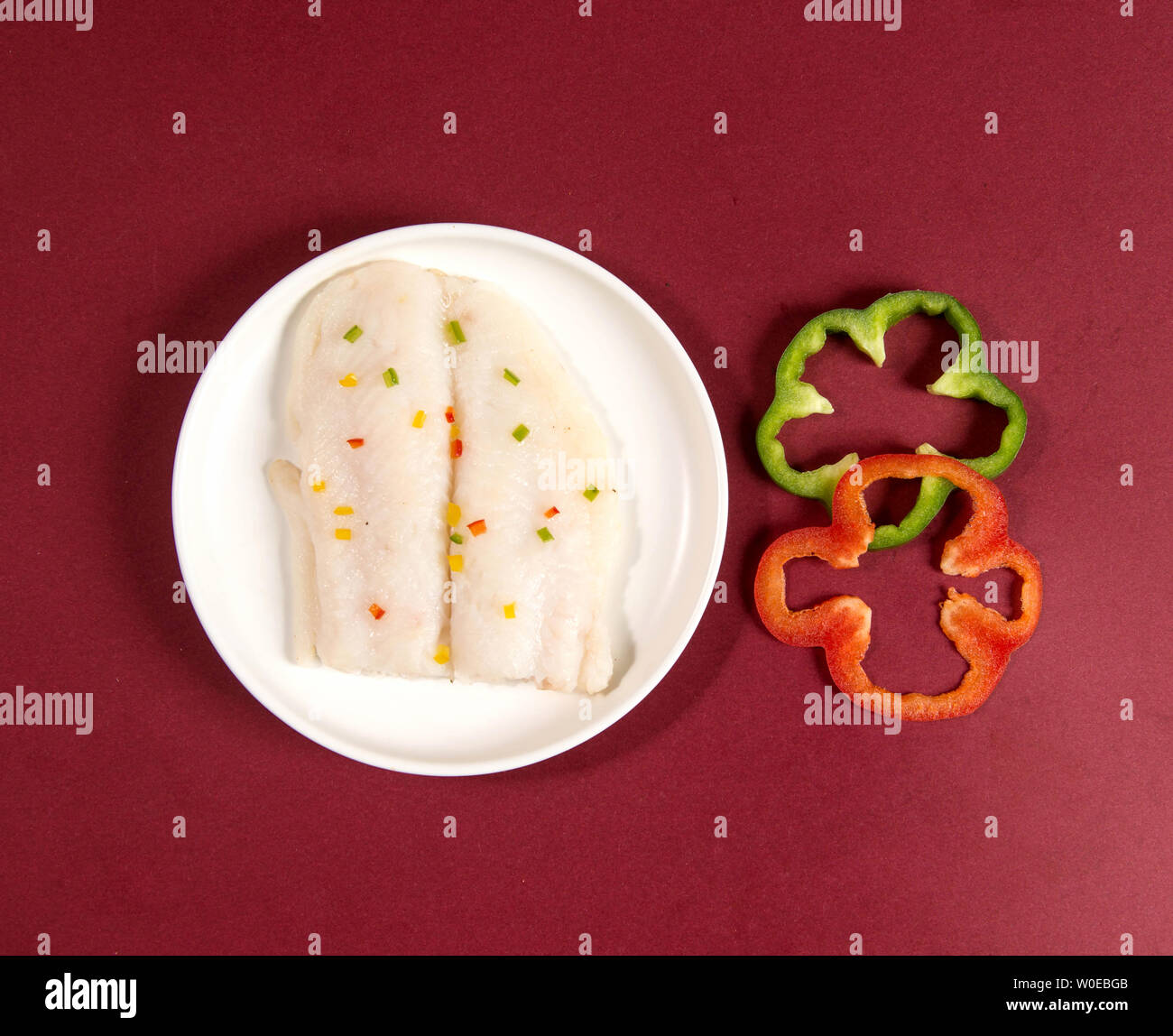 Salade de poisson Dragon Banque D'Images