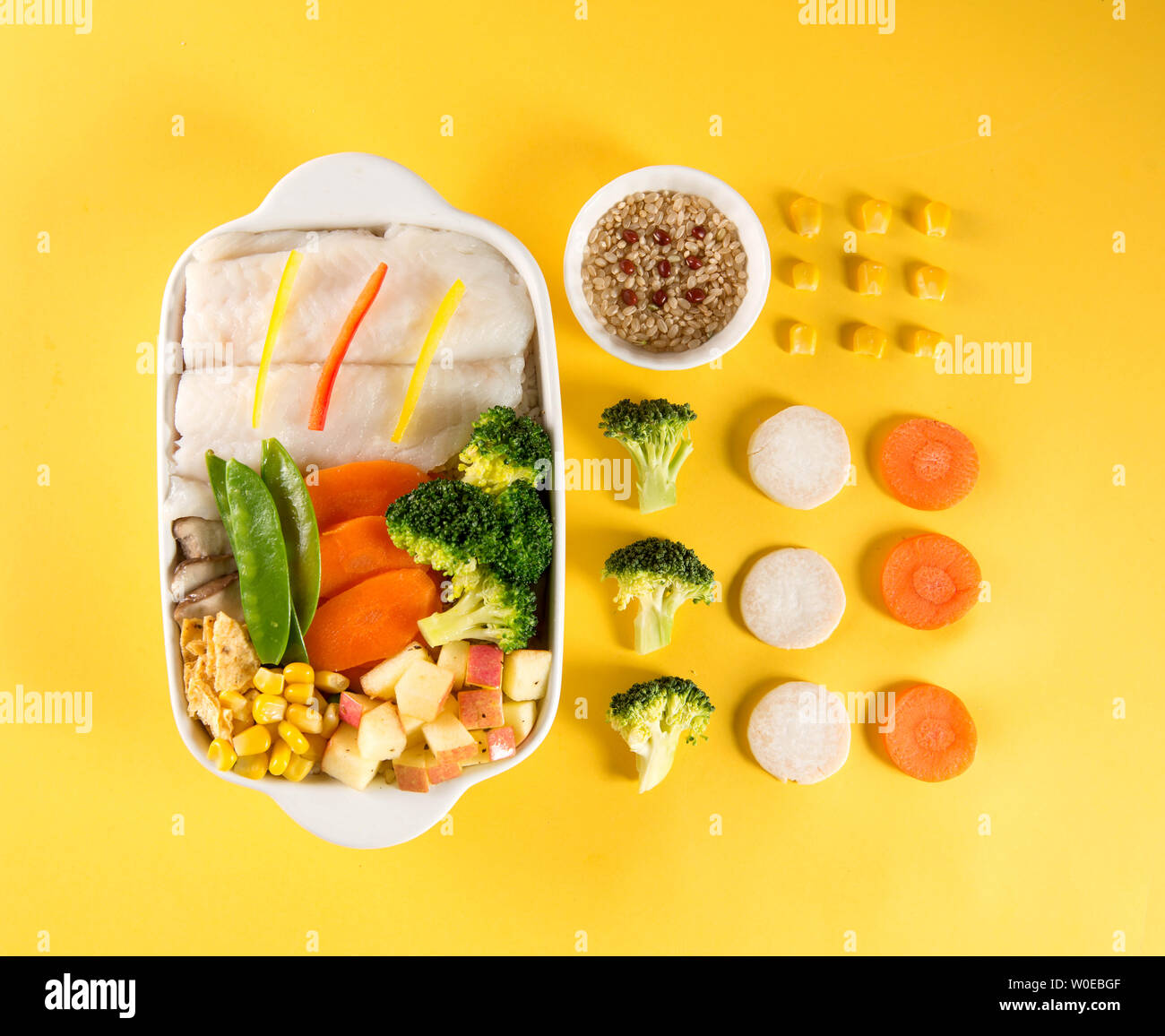 Salade de poisson Dragon Banque D'Images