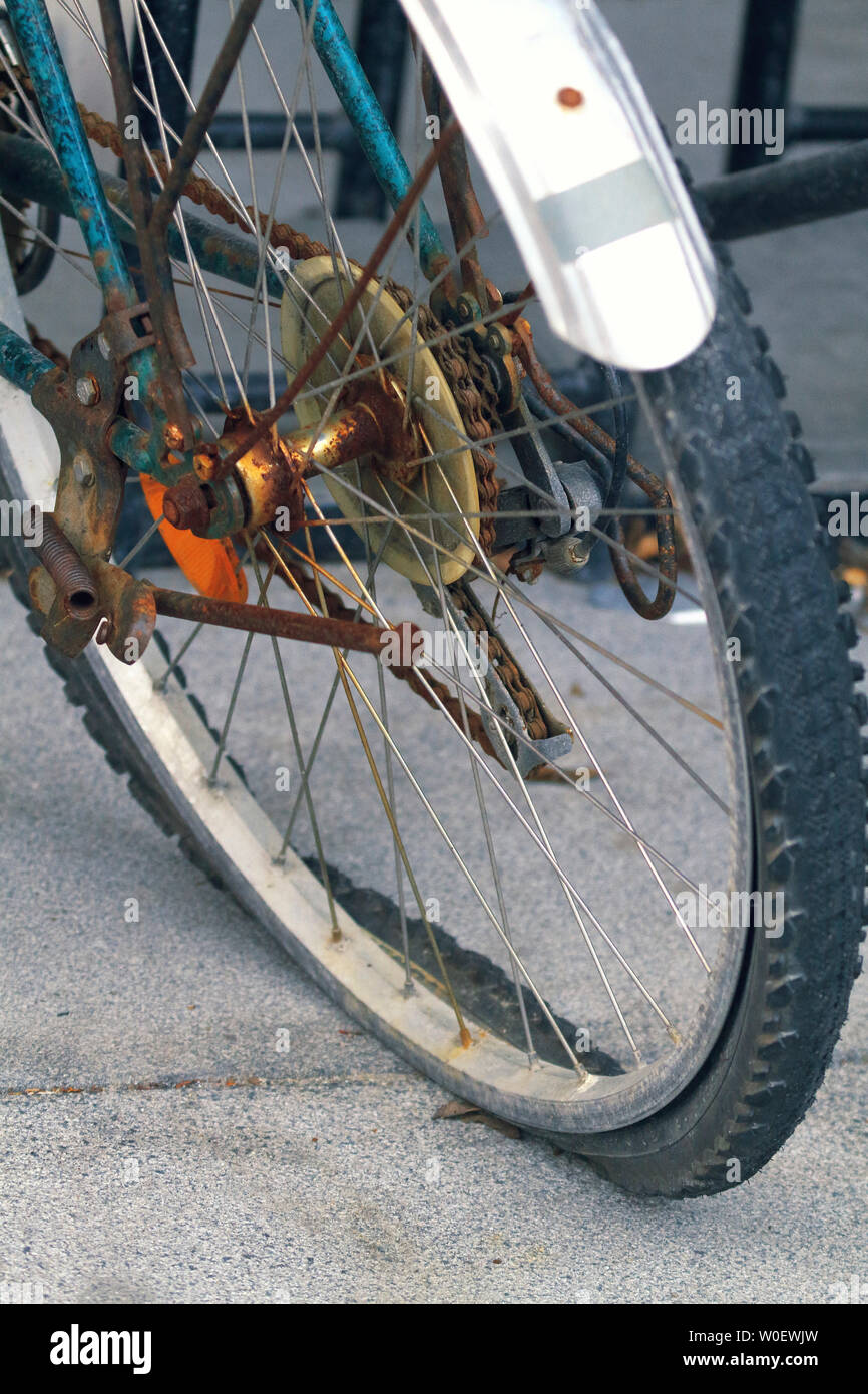 Problème de vélo Banque D'Images