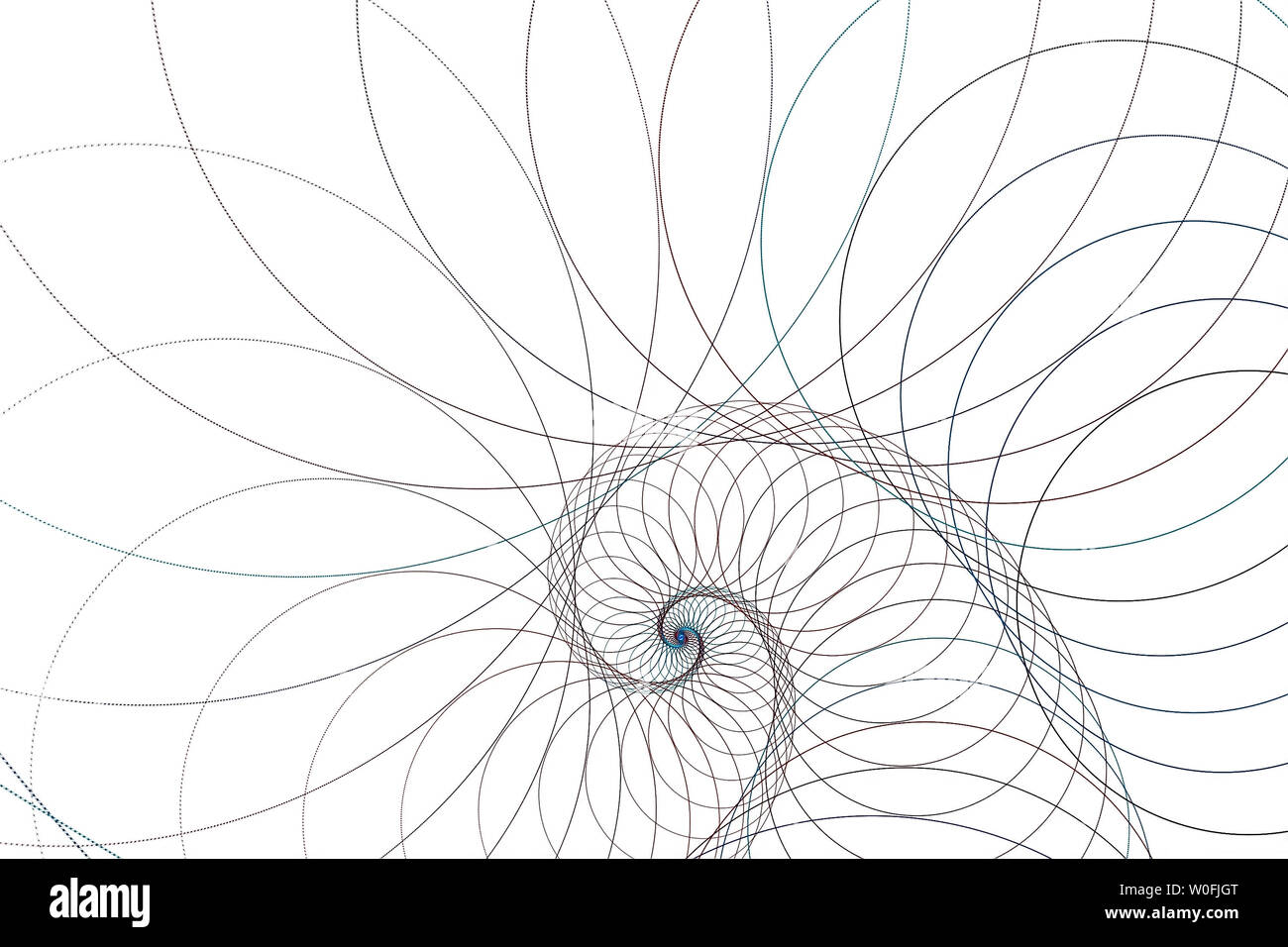 Abstract illustration multicolores sur un fond clair. La conception d'arrière-plan. Spirale, curl Banque D'Images