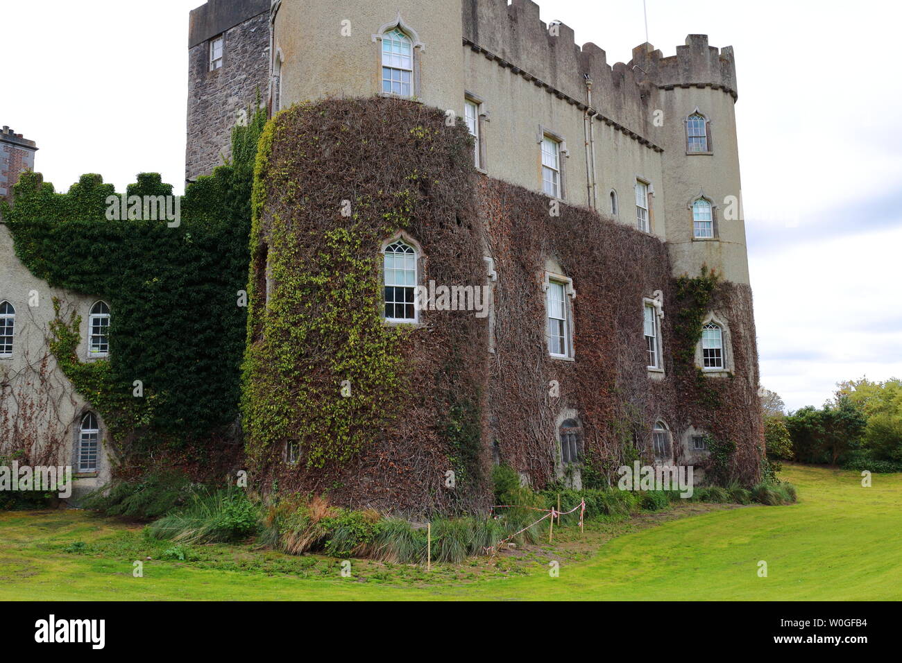 Irlandais ancien château de Malahide, près de Dublin Banque D'Images