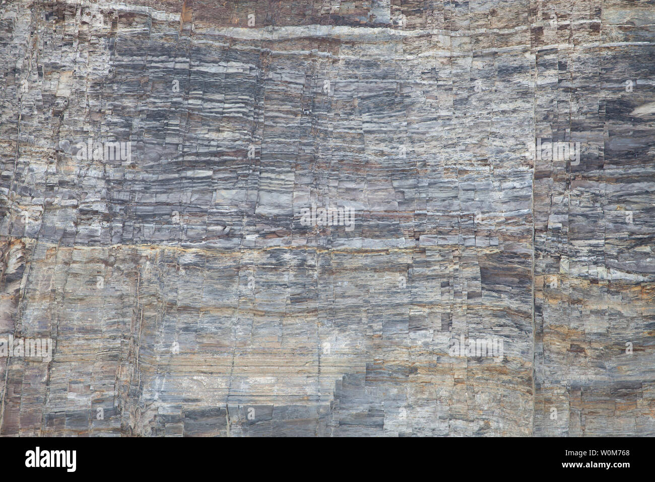 La texture du mur de roche à Taughannock Falls State Park Banque D'Images