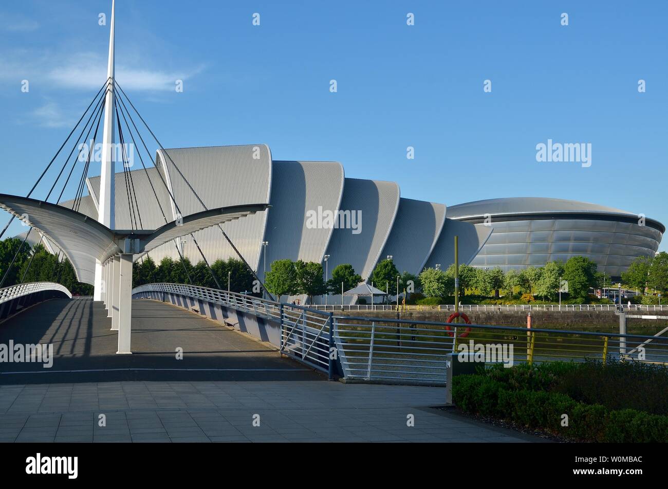 Glasgow Clyde Auditorium & Hydro Banque D'Images