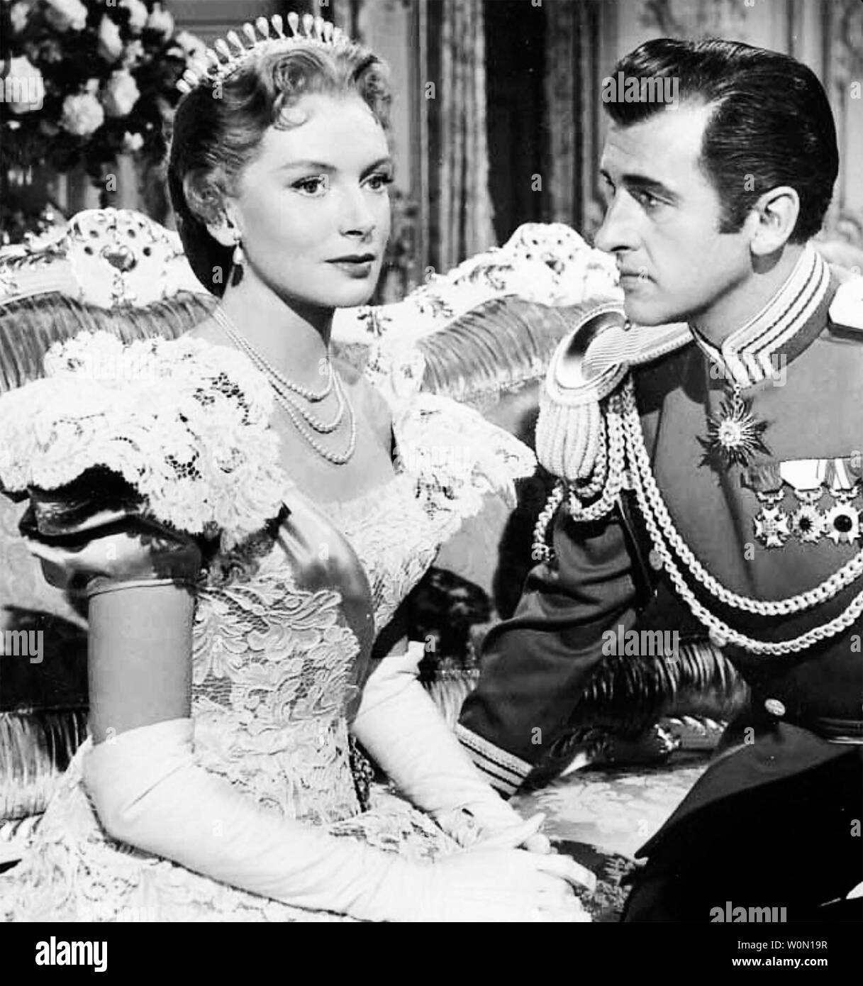 Le PRISONNIER DE ZENDA 1952 MGM film avec Deborah Kerr et Stewart Granger Banque D'Images