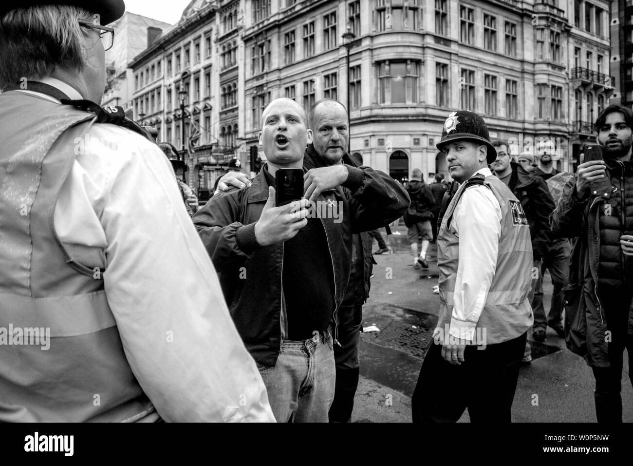 Donald Trump manifestation à Londres Banque D'Images