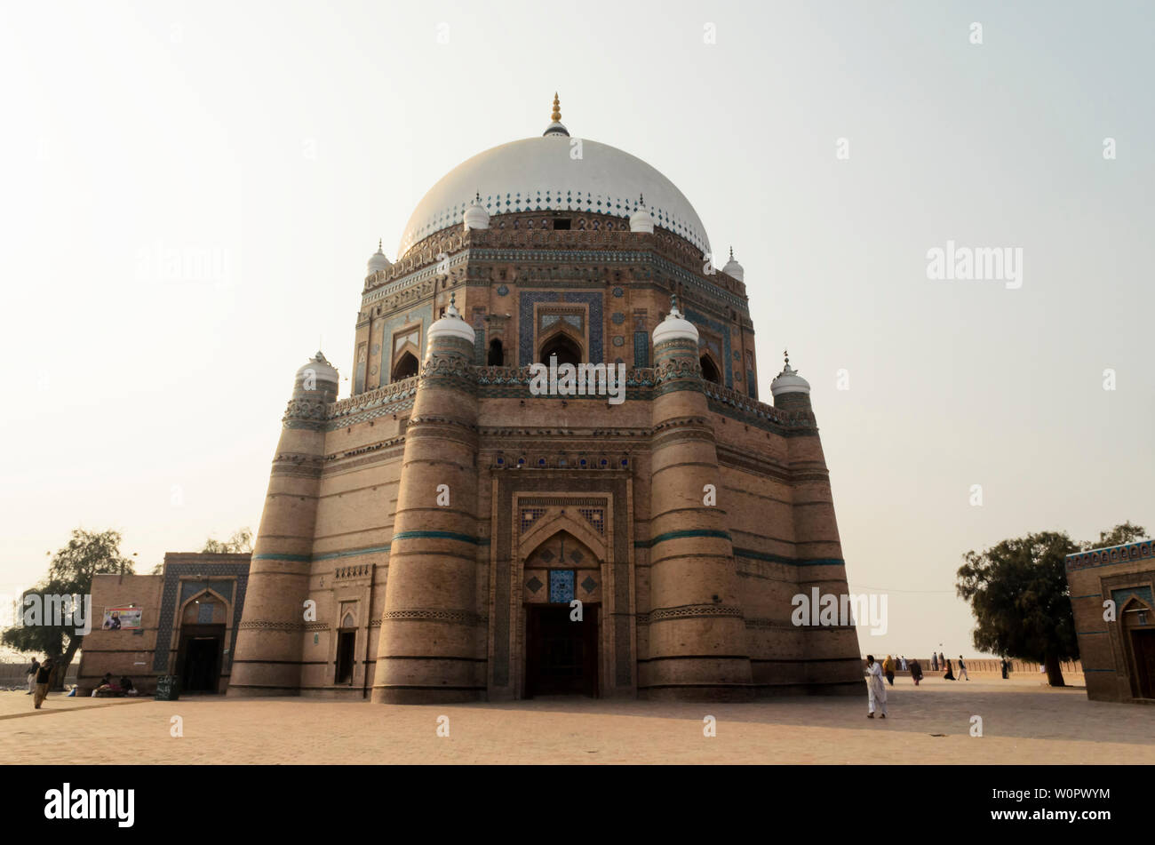 Tombe de Shah Rukn-e-Alam à Multan Pakistan Banque D'Images