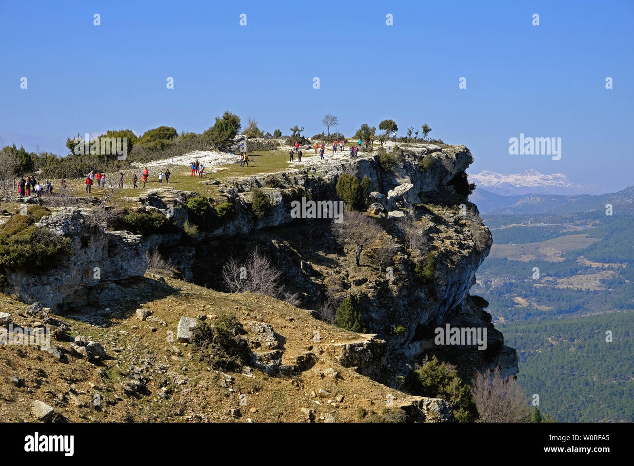 Cremna, une ancienne ville du sud-ouest de la Turquie, est l'un des sites les plus spectaculaires en Pisidie, élevé dans les montagnes du Taurus. Banque D'Images