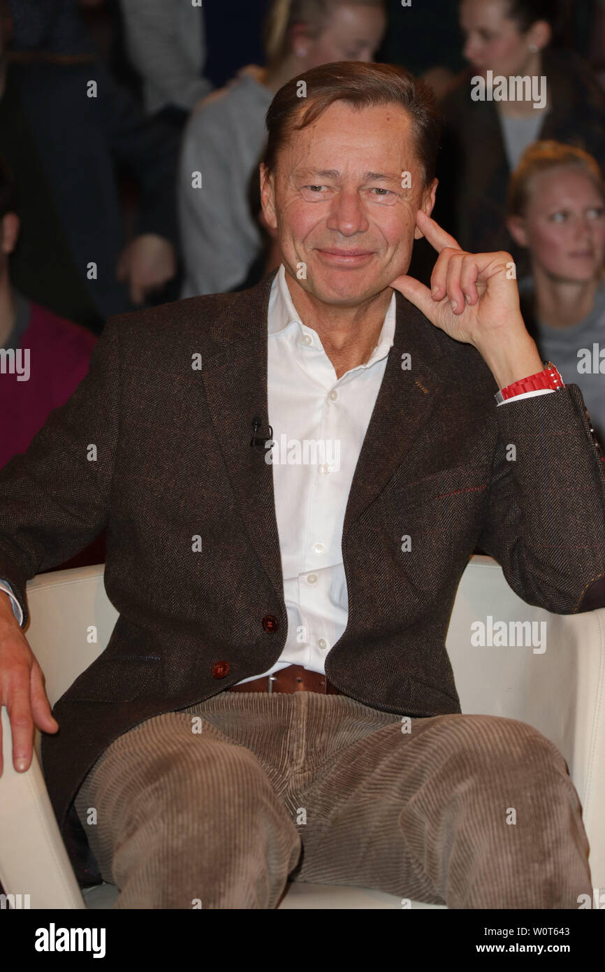 Thomas Middelhoff (Ex-Manager), Markus Lanz aus dem Stahltwiete (Ausstrahlung Studio 05.04.2018), Hambourg, 28.03.2018 Banque D'Images