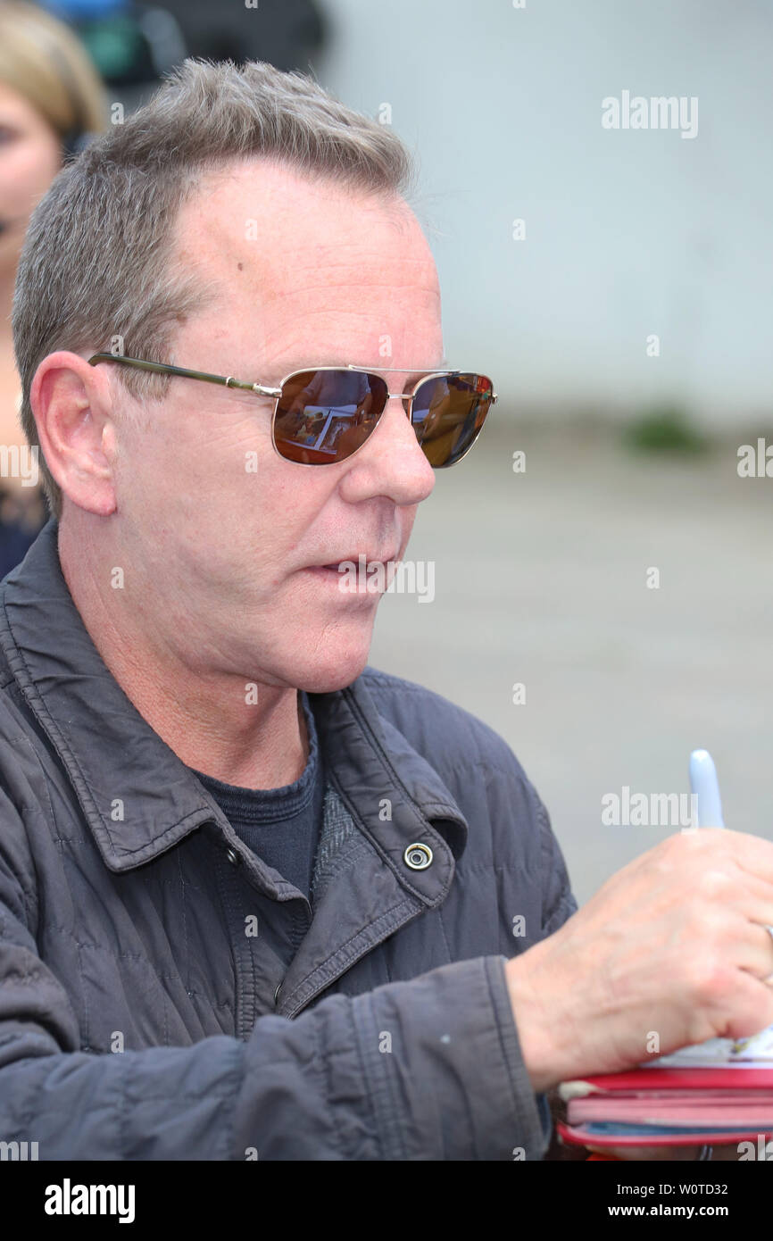 Kiefer Sutherland (acteurs et actrices, Musiker), Markus Lanz Émission-fuer den 31.05. aus dem Stahltwiete Studio, Hambourg, 30.05.2018 Banque D'Images
