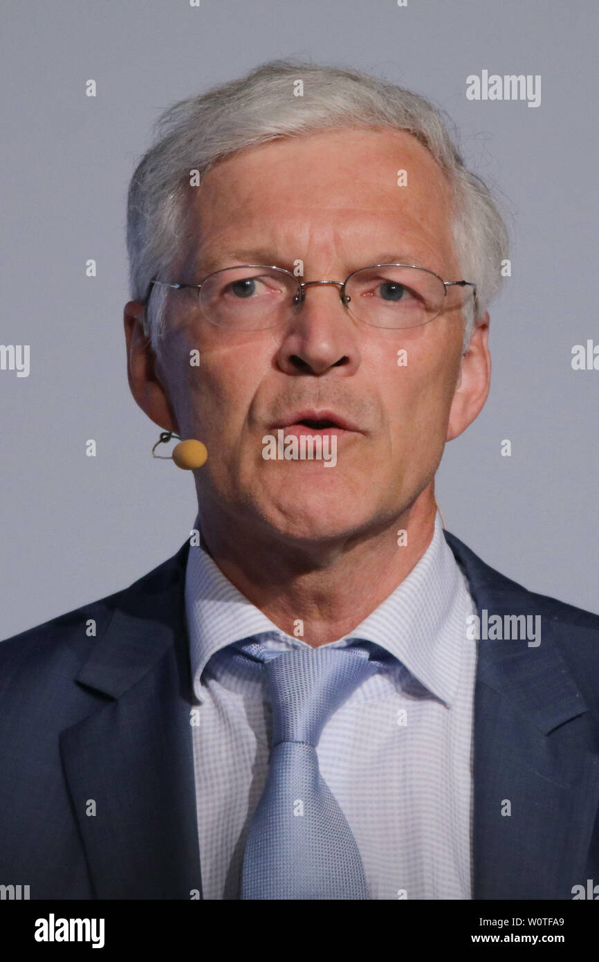 Dr Siegfried Throm Verband Forschender Arzneimittelhersteller (ev), Zeit Konferenz Geundheit, Atlantic Hotel Hambourg, 12.06.2018 Banque D'Images