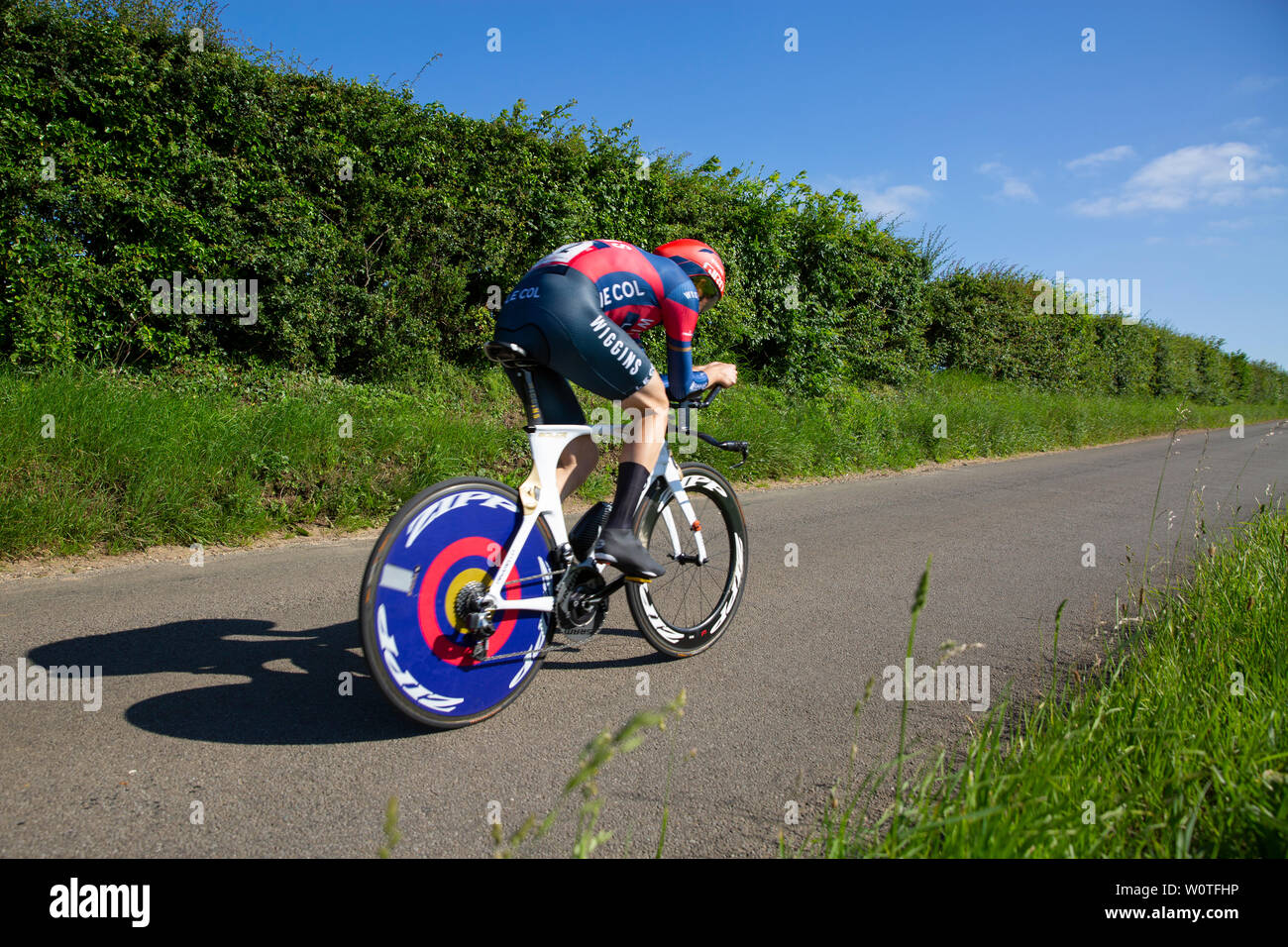 L'équipe de Christian marque Wiggins Le Col équitation le temps Hommes Élite procès à la route National Championships qui a eu lieu en juin 2019 Norfolk Banque D'Images L'équipe de Christian marque Wiggins Le Col équitation le temps Hommes Élite procès à la route National Championships qui a eu lieu en juin 2019 Norfolk Banque D'Images