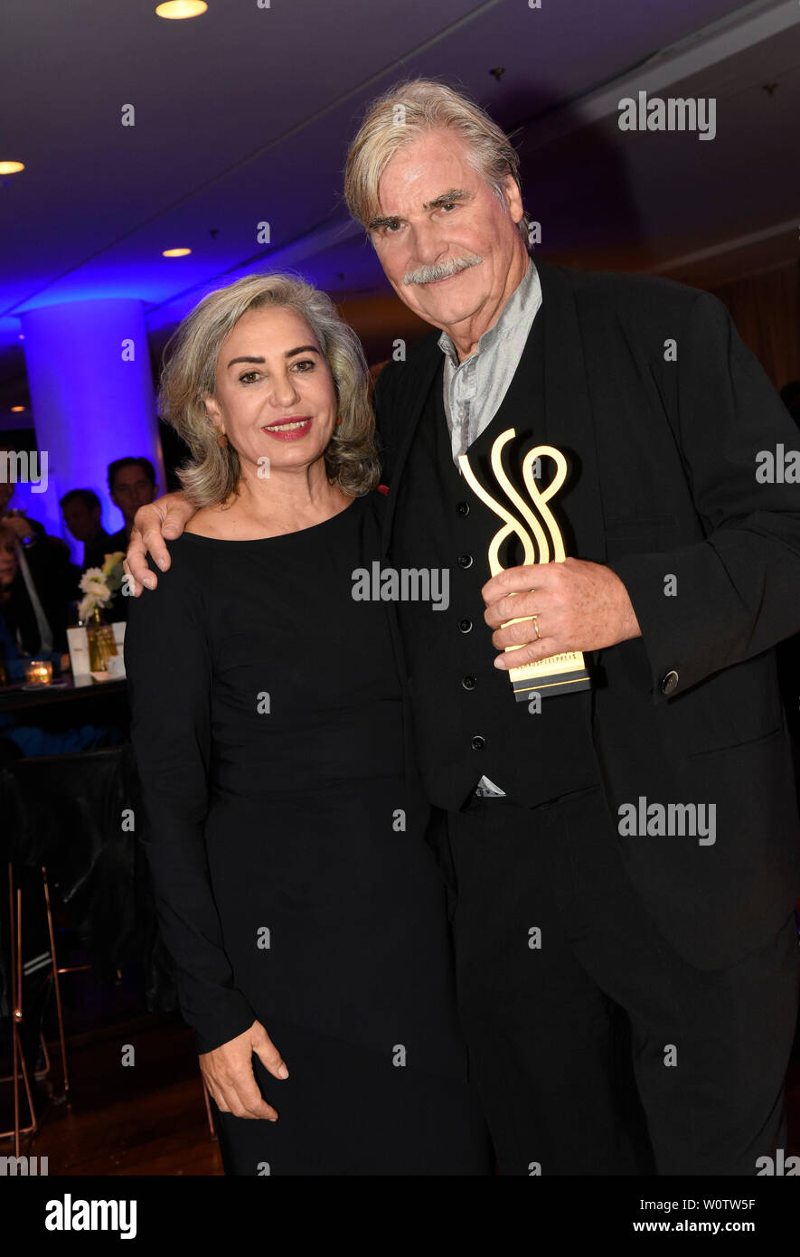 Peter Simonischek et Brigitte Karner assiste à l'Aftershow-Party au prix acteurs allemands (Deutschen Schauspielerpreis) à l'hôtel Waldorf Astoria à Berlin le 14.09.2018 Banque D'Images