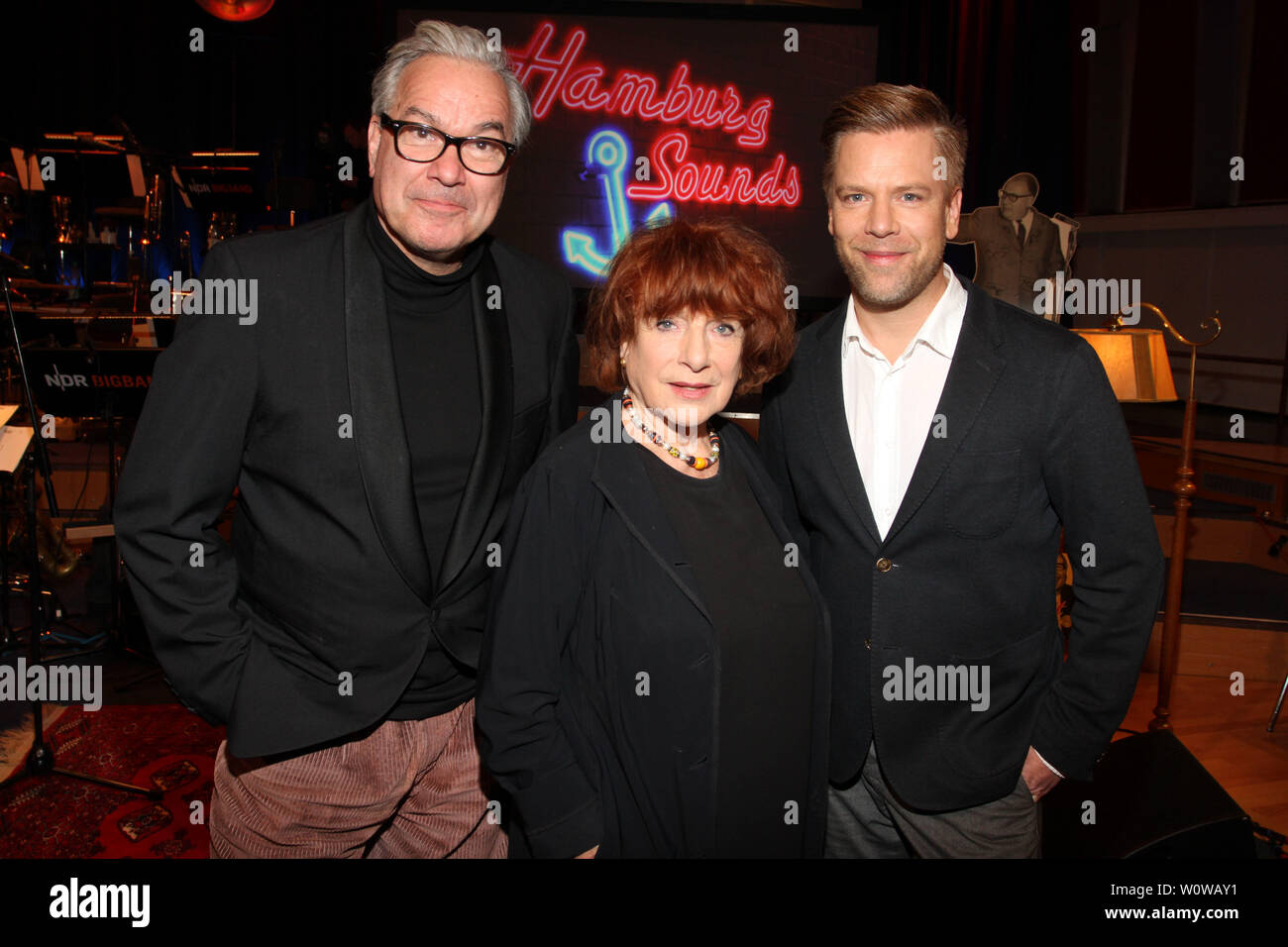 Stefan Gwildis, Hannelore Hoger, Tom Gaebel, Hambourg Sons, Heinz Erhardt - seine Musik, Rolf Liebermann Studio Hambourg, 13.02.2019 Banque D'Images