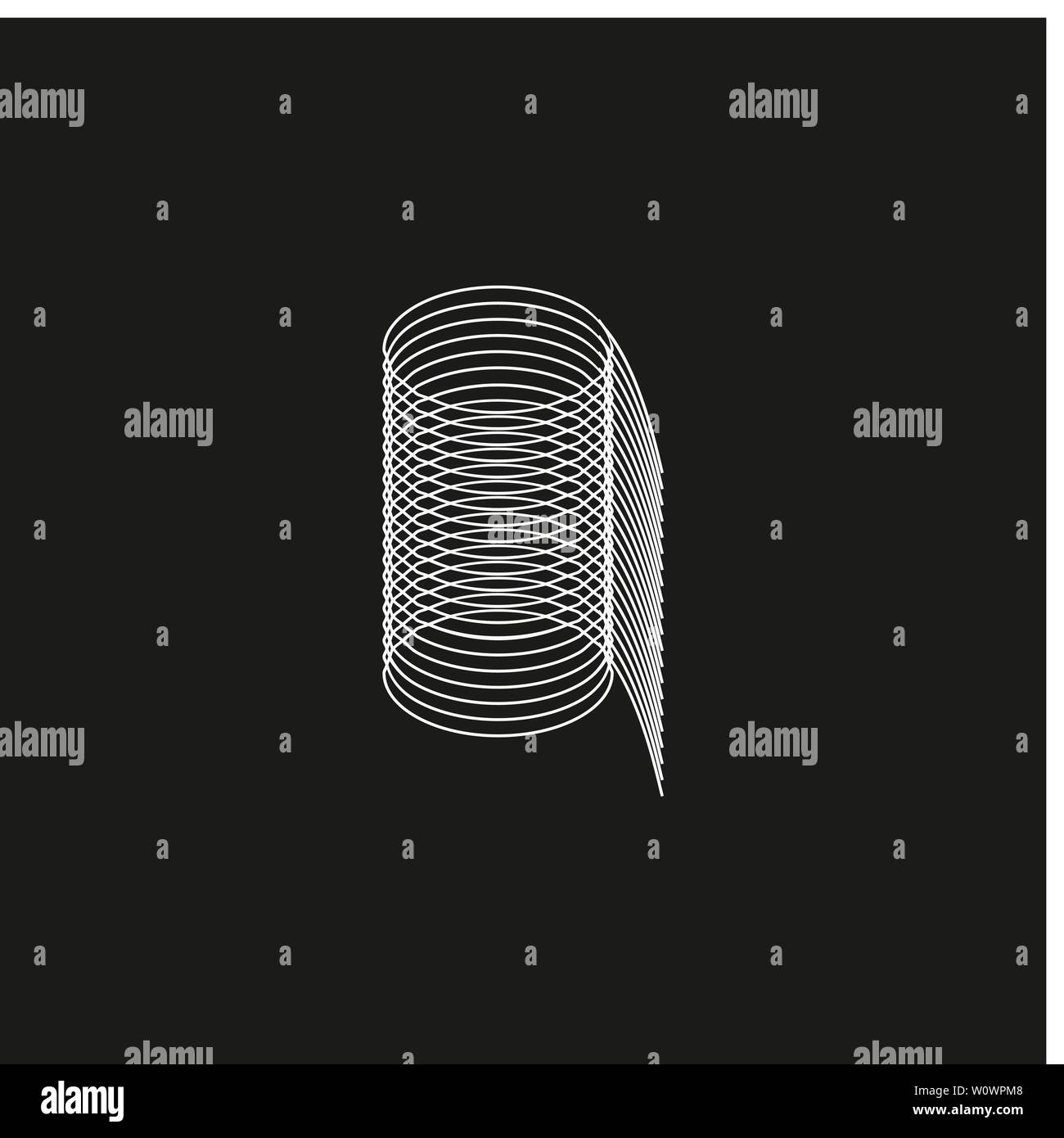 Police géométrique isométrique. Mélange de ligne numéro de style 9. Typographie design. Illustration de Vecteur