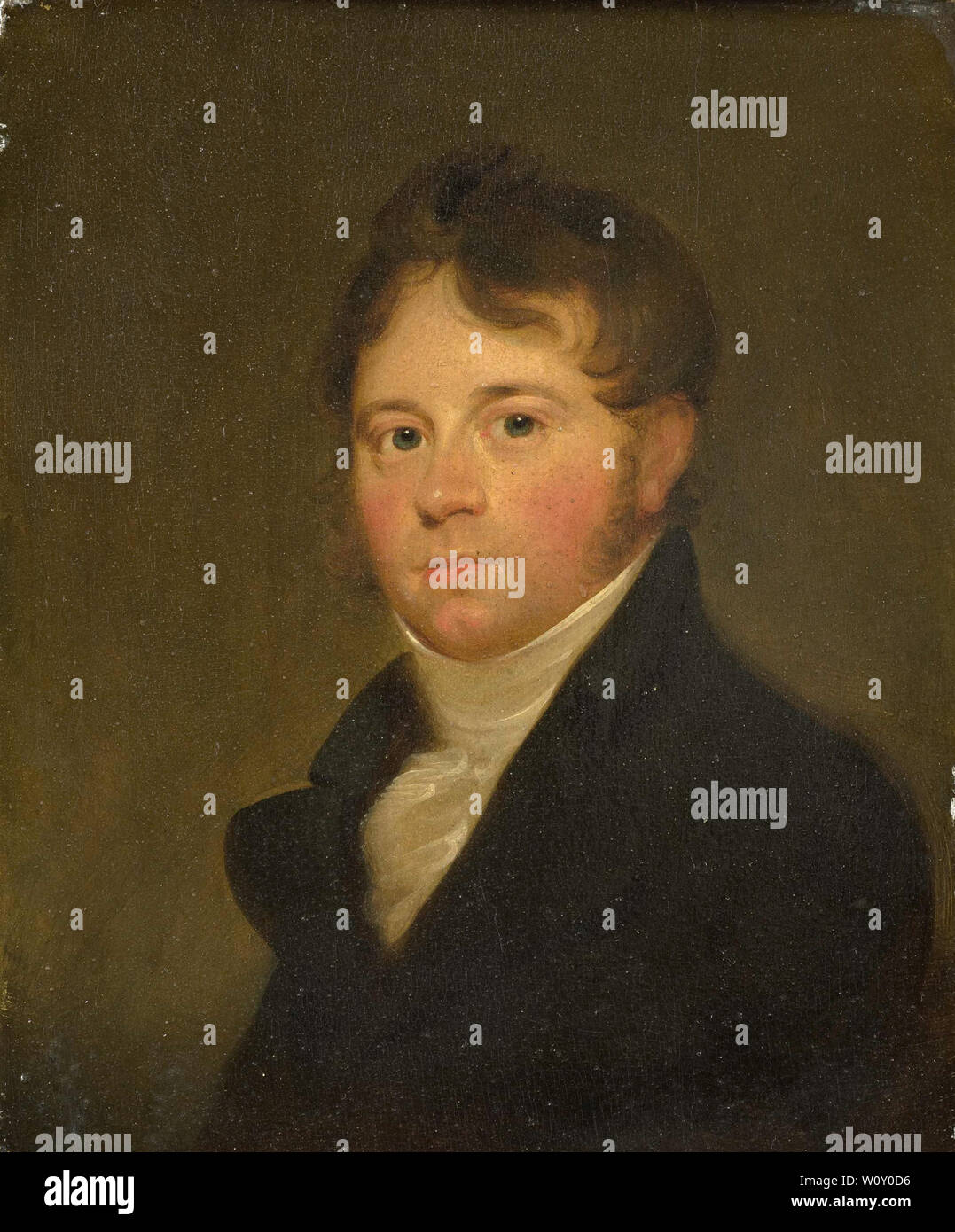 Portrait de Laurens De Witte Van Citters (1781-1862). Père de Jonkheer J. De Witte Van Citters, testateur d'une série de portraits de famille au Musée (1815) Banque D'Images