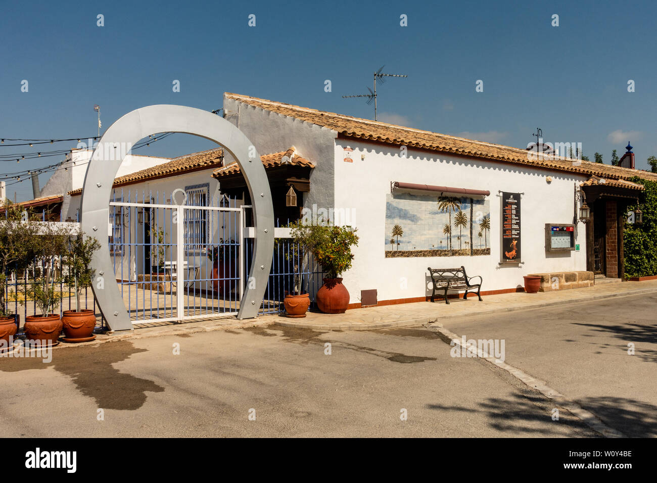 Restaurant et bar de Herradura Banque D'Images
