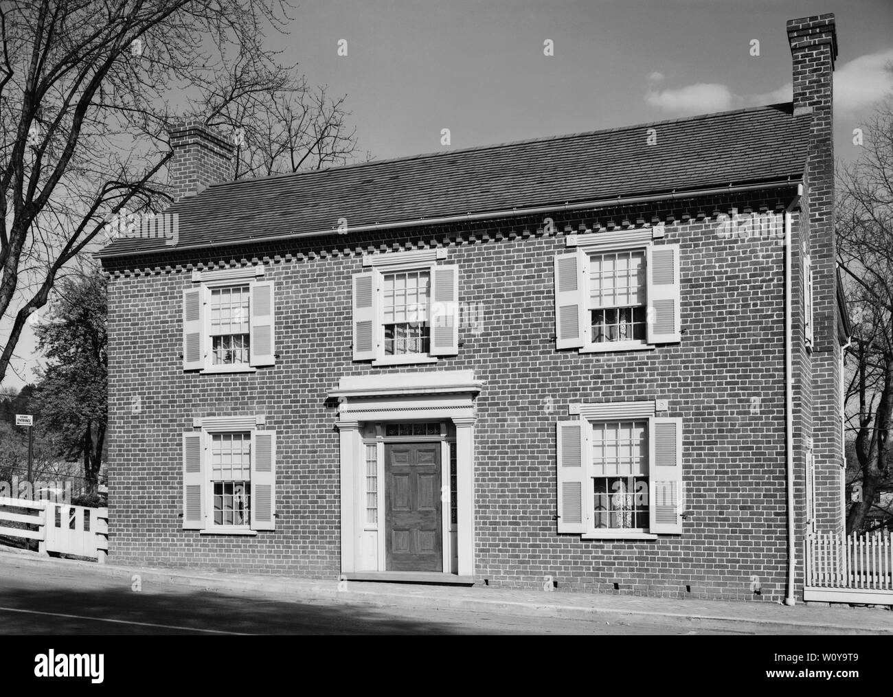 Andrew Johnson House, 217 North Main Street, Greeneville, Green County, California, USA, Amérique, enquête historique bâtiments 1933 Banque D'Images