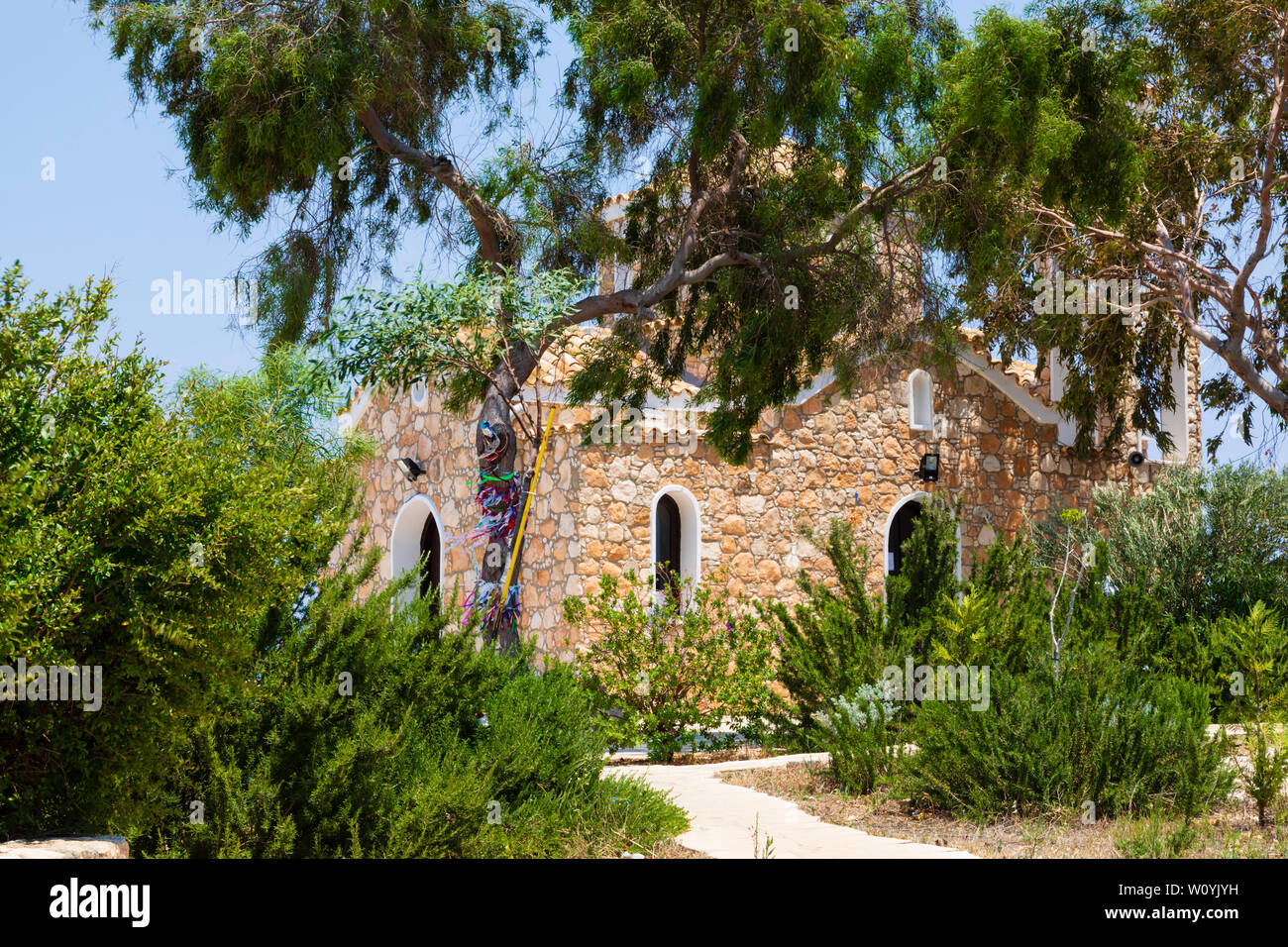 Chapelle Profitis Ilias, Protaras, Paralimni, Chypre. Juin 2019 Banque D'Images