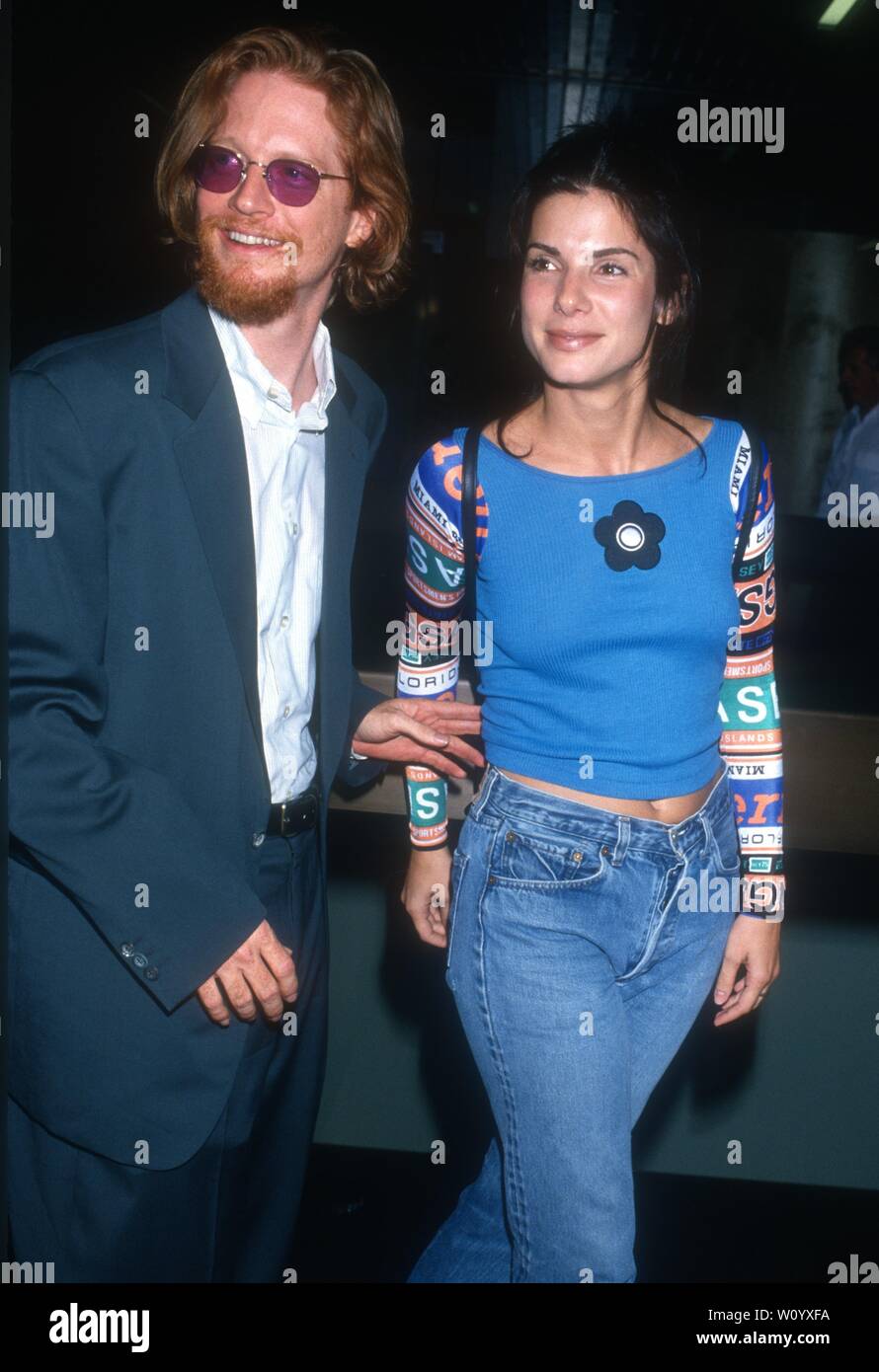 Eric Stoltz Sandra Bullock 1994 Photo de Michael Ferguson/PHOTOlink.net Banque D'Images