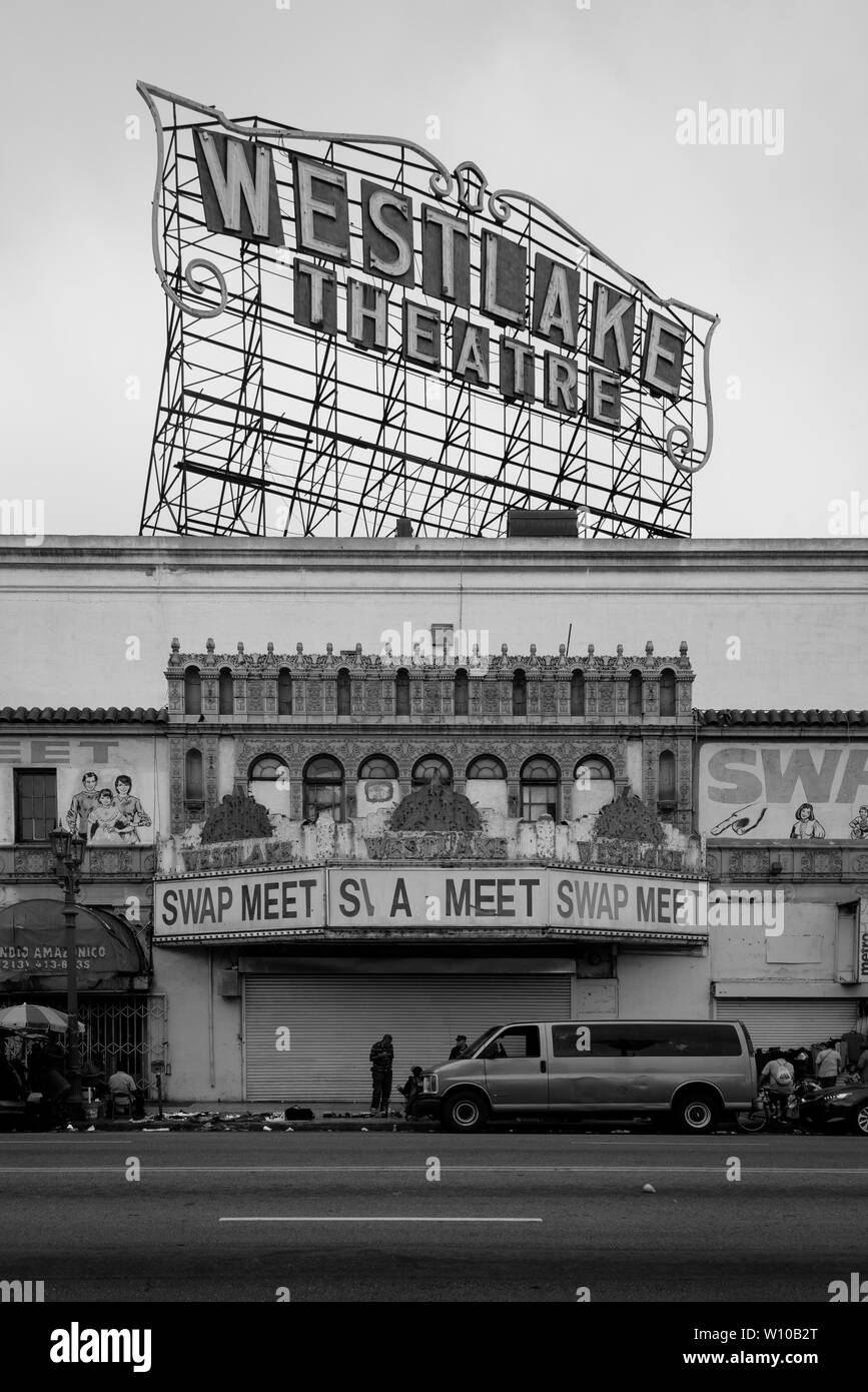 Westlake Theatre, à Los Angeles, Californie Banque D'Images