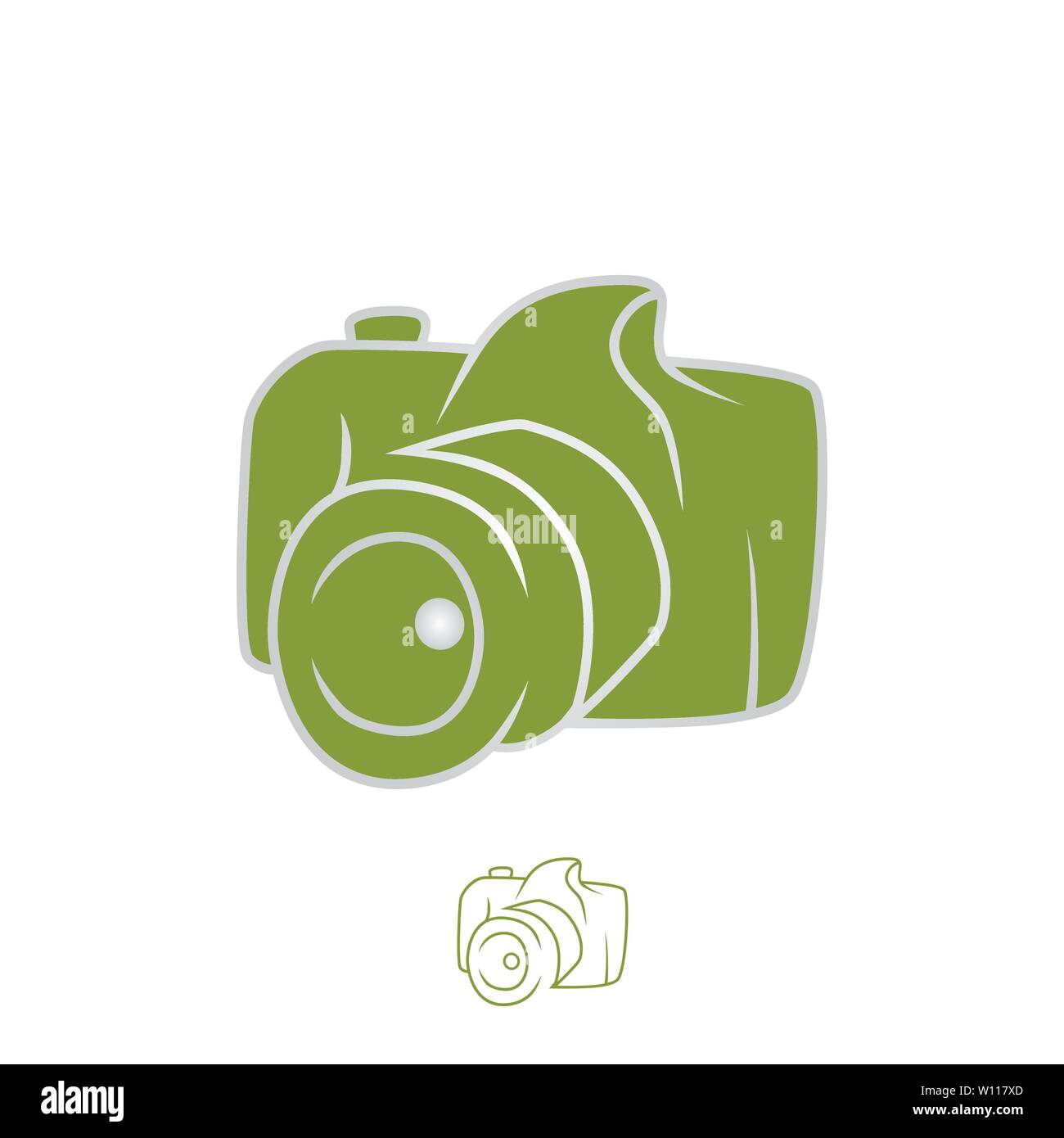 Le logo d'appareil photo Template design Illustration de Vecteur