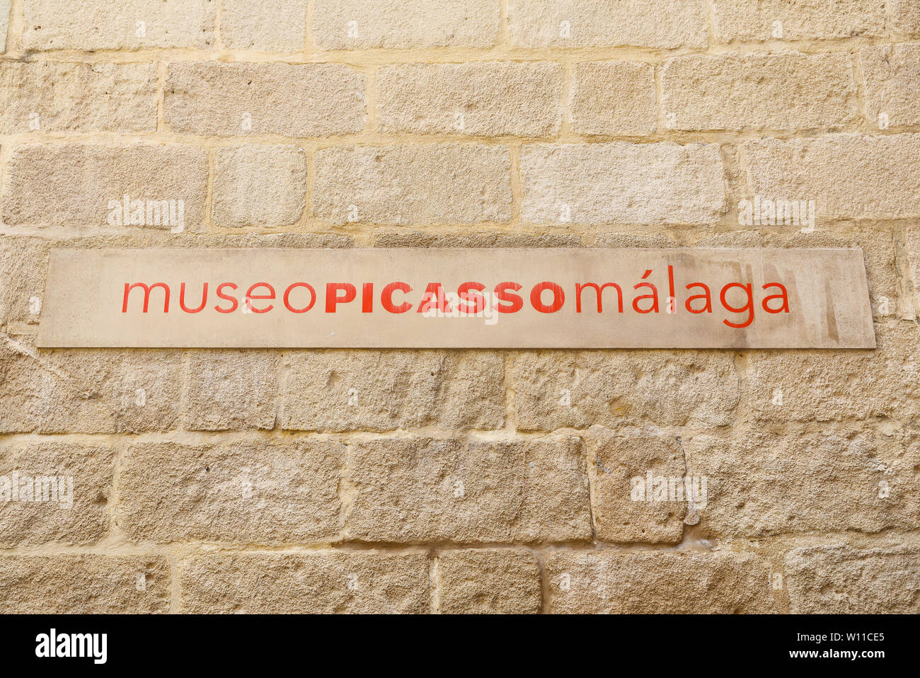 Le Musée Picasso de Malaga, dans la vieille ville de la ville où Pablo Picasso est né, en Espagne, en Europe Banque D'Images