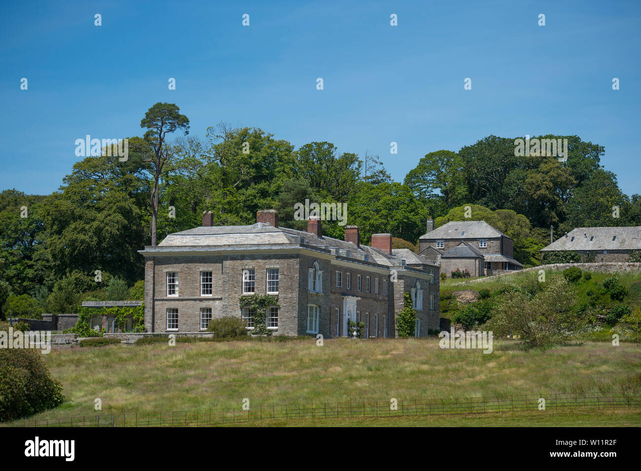 Boconnoc Maison, Cornwall Banque D'Images