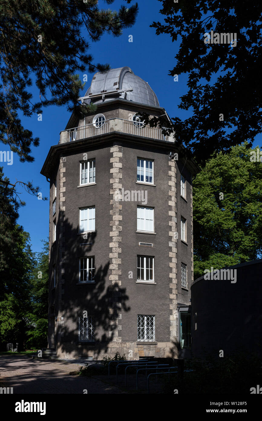 Westfalische Volkssternwarte westphalien - observatoire public dans le jardin de ville de Recklinghausen Banque D'Images