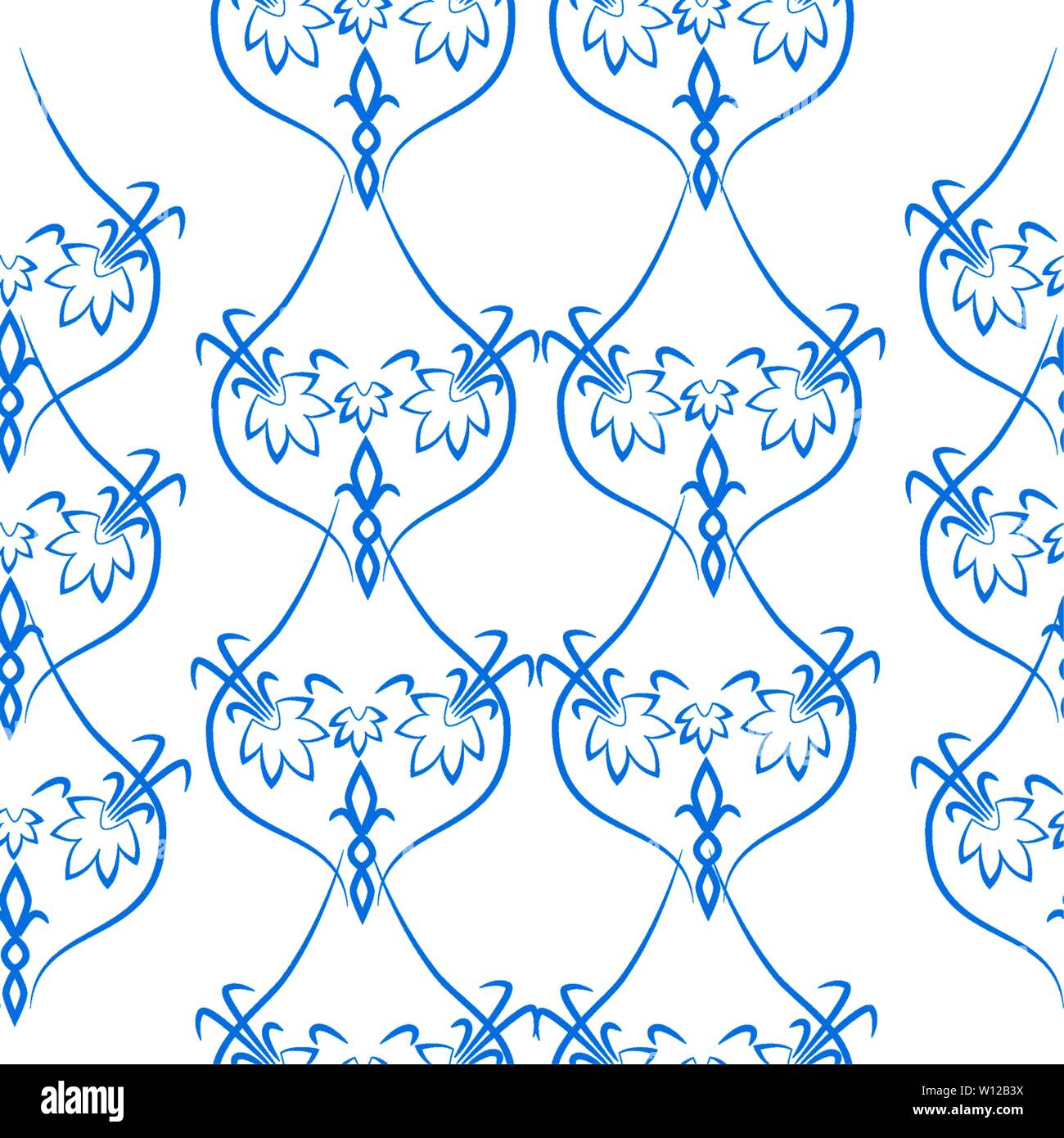 Simple abstract pattern transparente de couleur bleu à rayures sur tissus, mosaïque, etc. Illustration de Vecteur