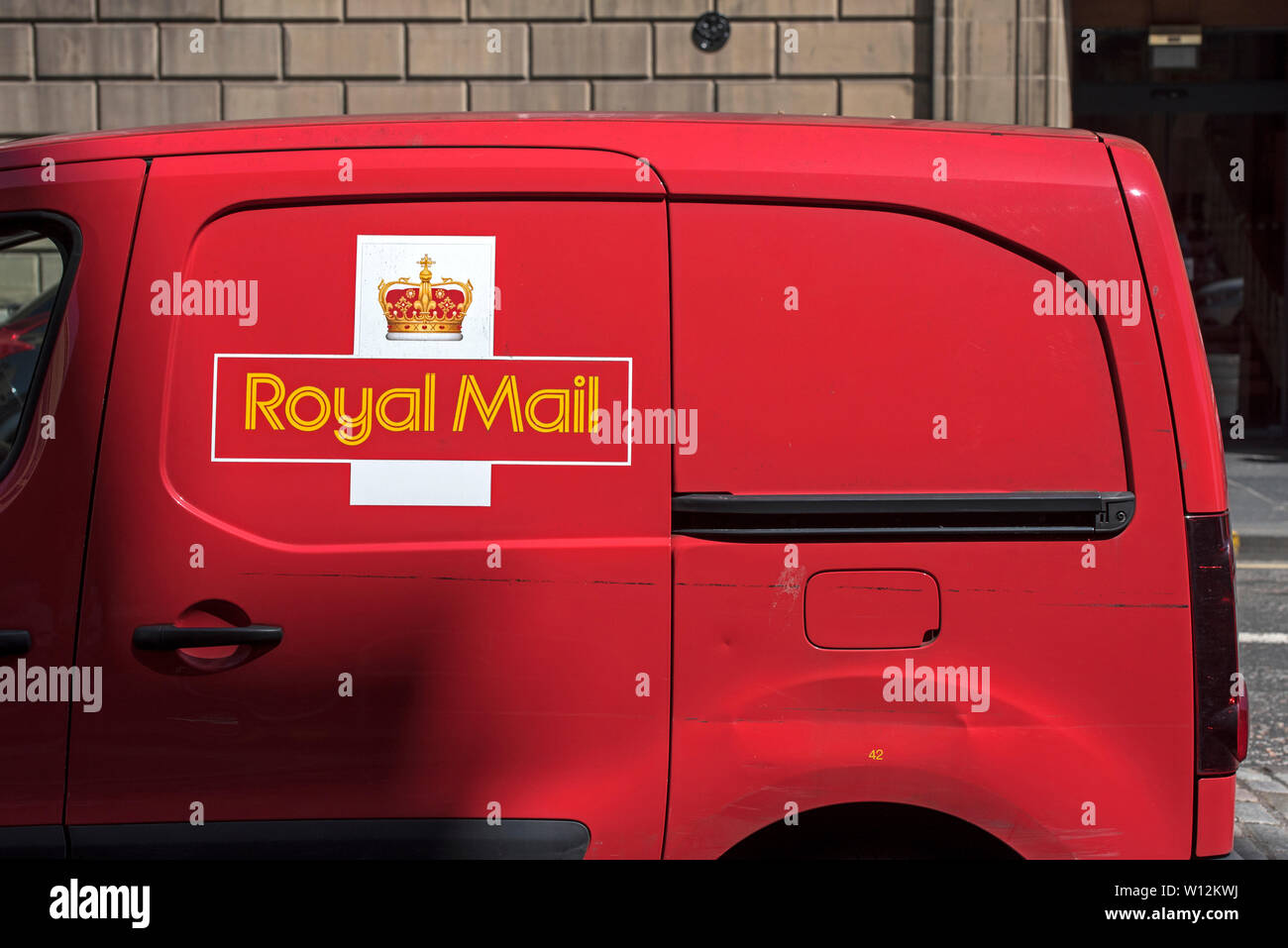Close up of a Royal Mail van Banque D'Images